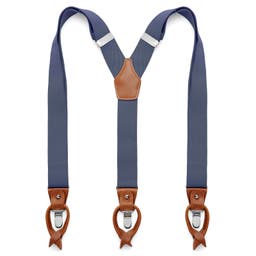 XL Wide Azure-Blue Convertible Braces