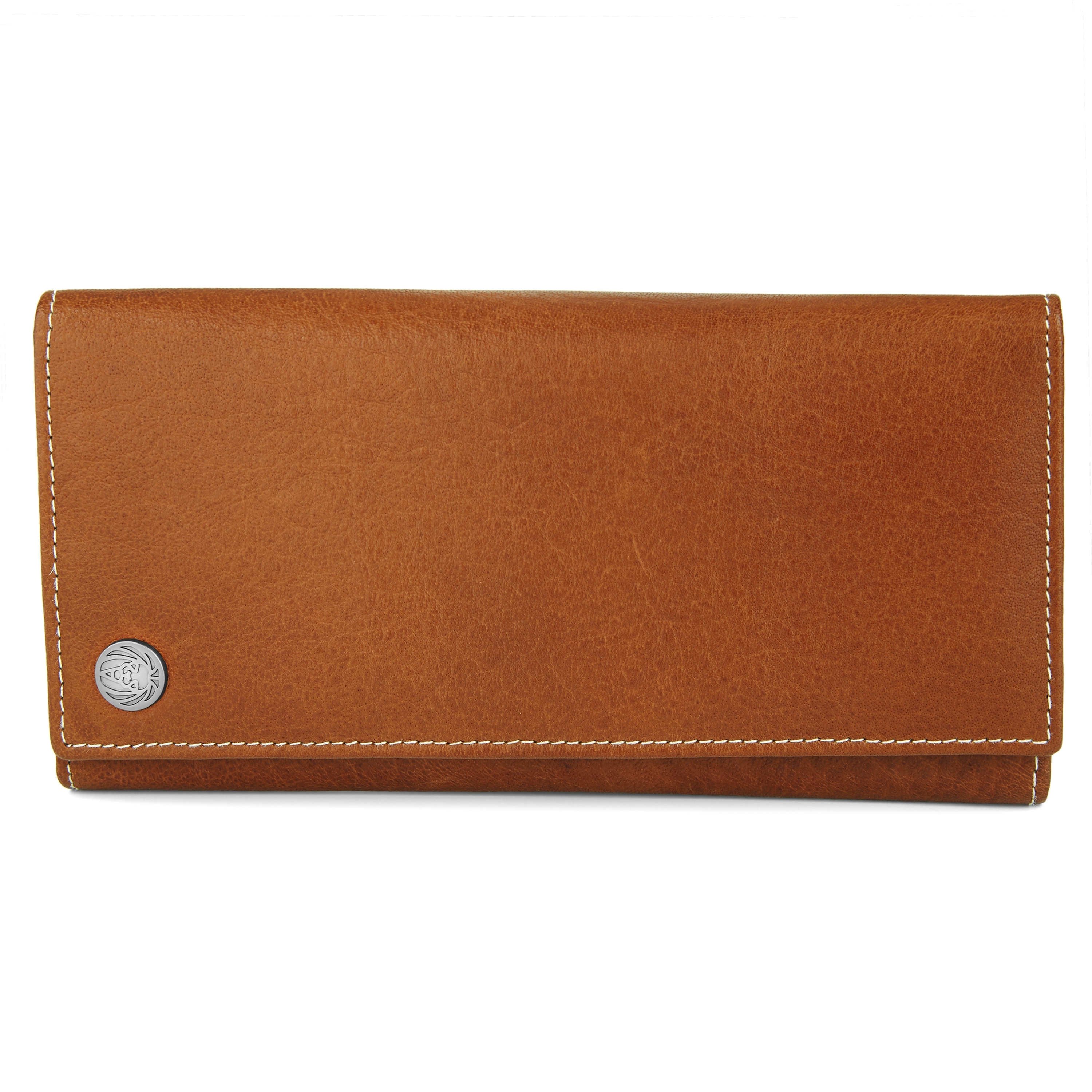 Oxford Lysebrun Trifold Skinnlommebok - 3