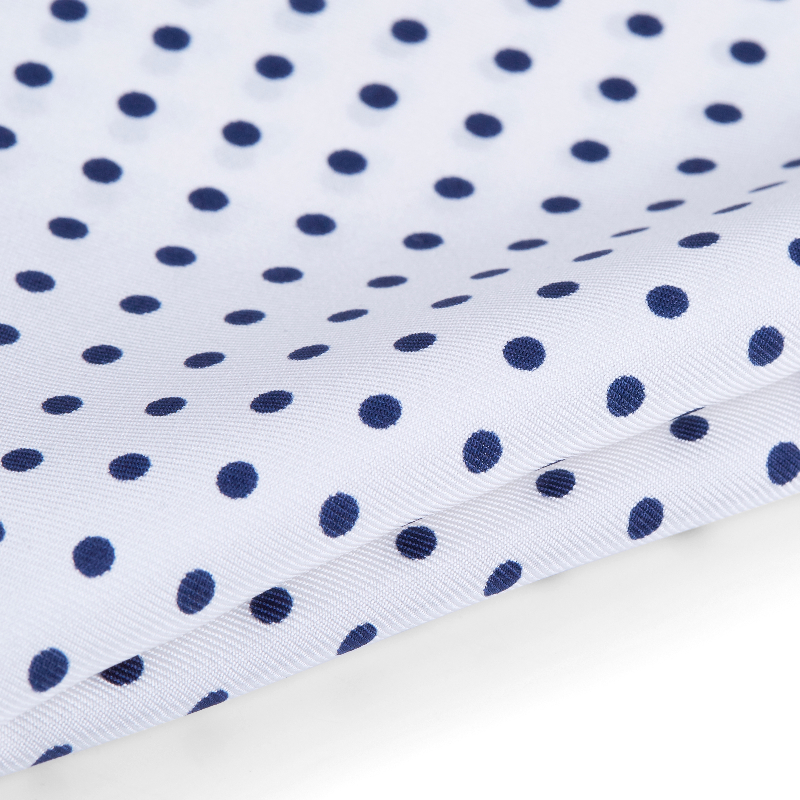 Blauw & Wit Gestippelde Pochet - 2