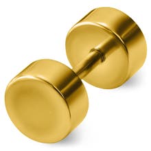 Men's Stud Earrings Gold