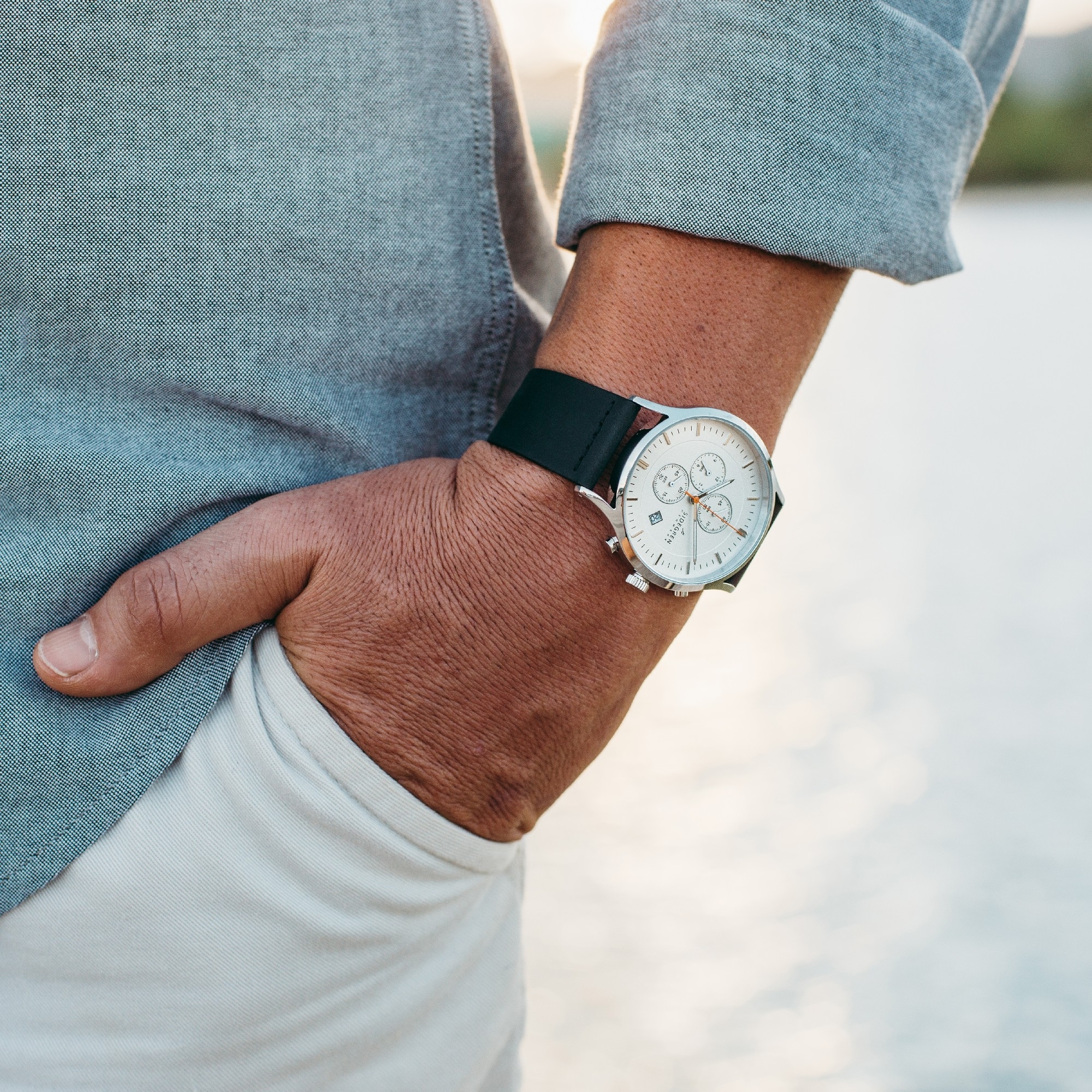 Classic Revil Chronograph klocka - 5