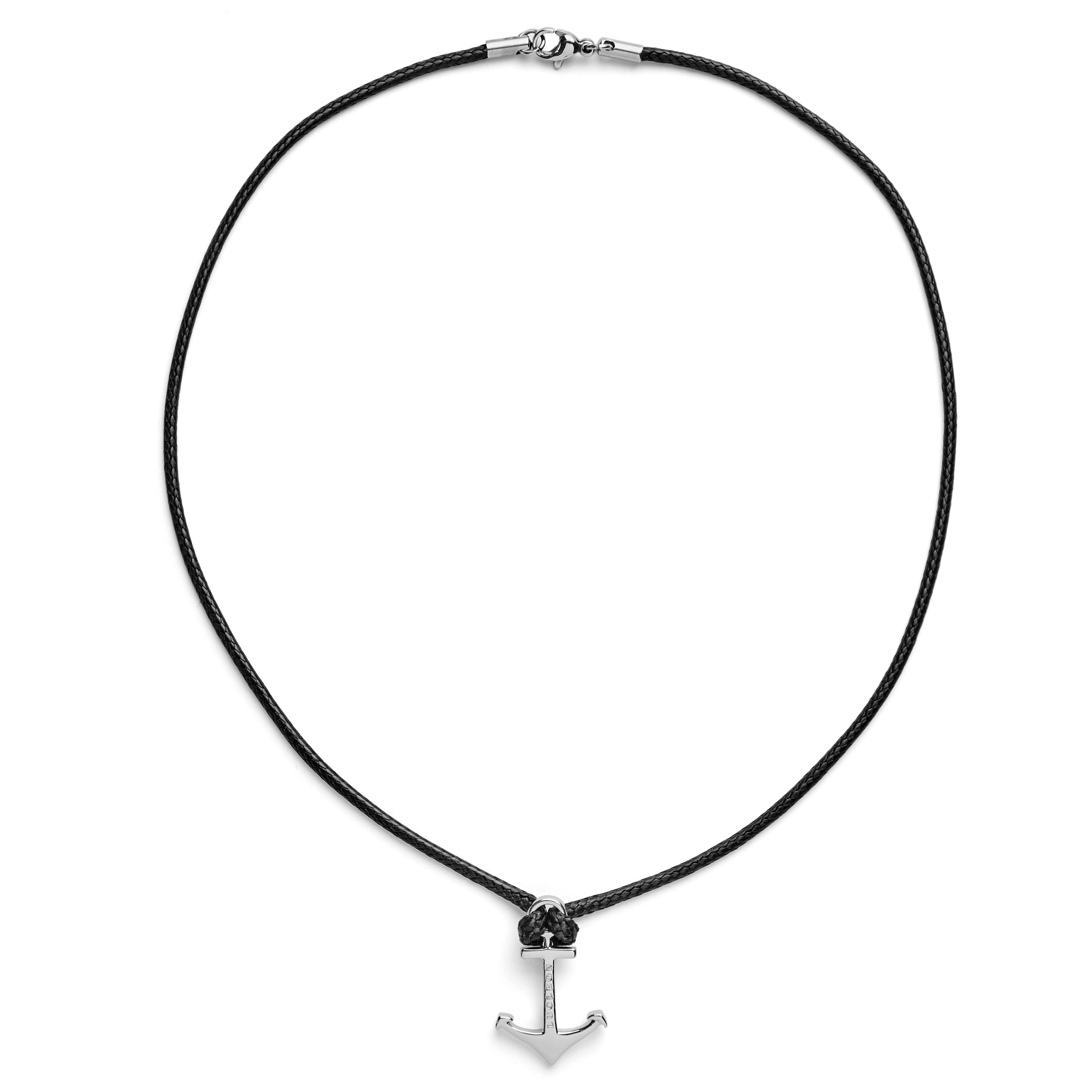 Gravel | Stainless Steel Anchor Cord Necklace - 3