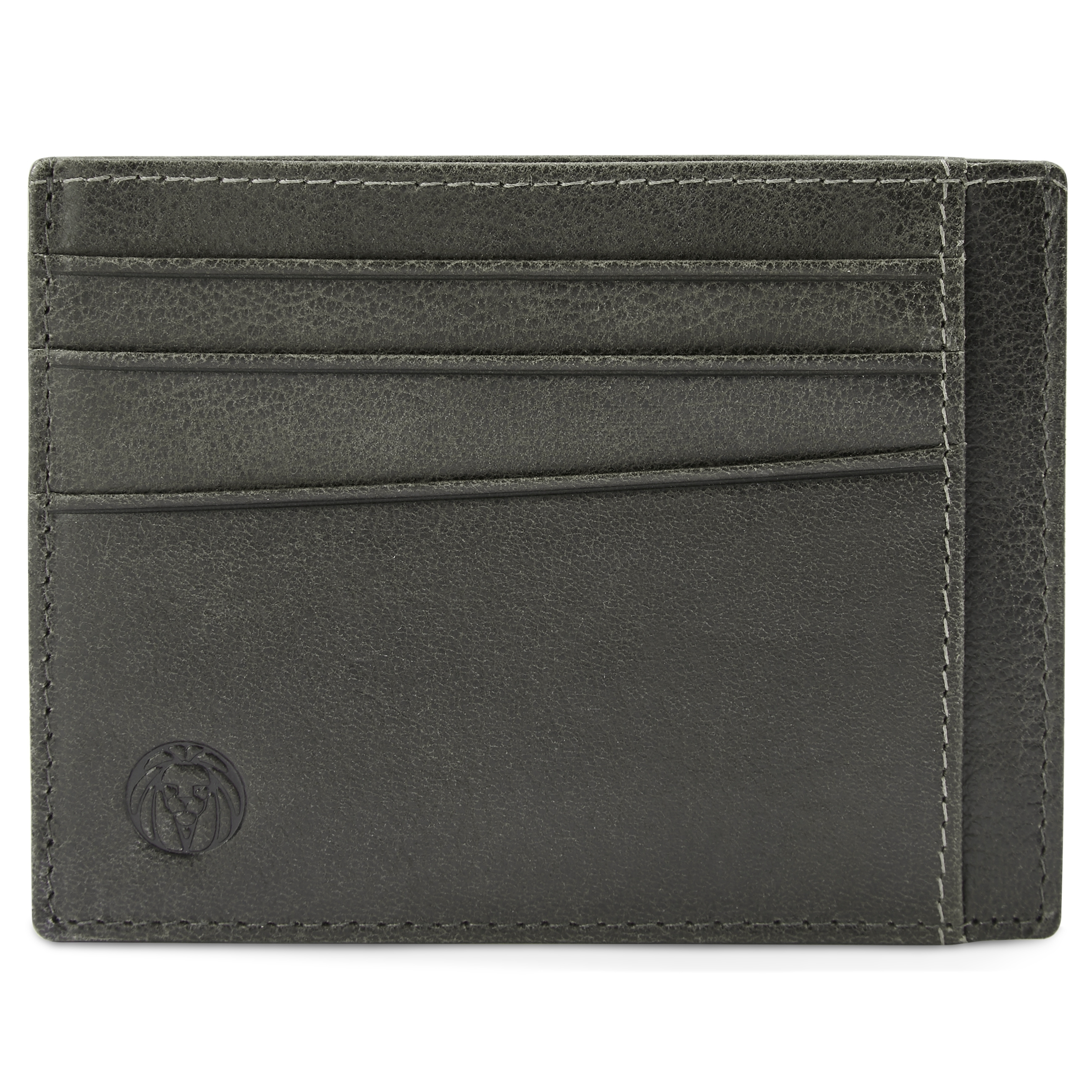 Licio Bruingrijze Lederen RFID-kaarthouder - 2