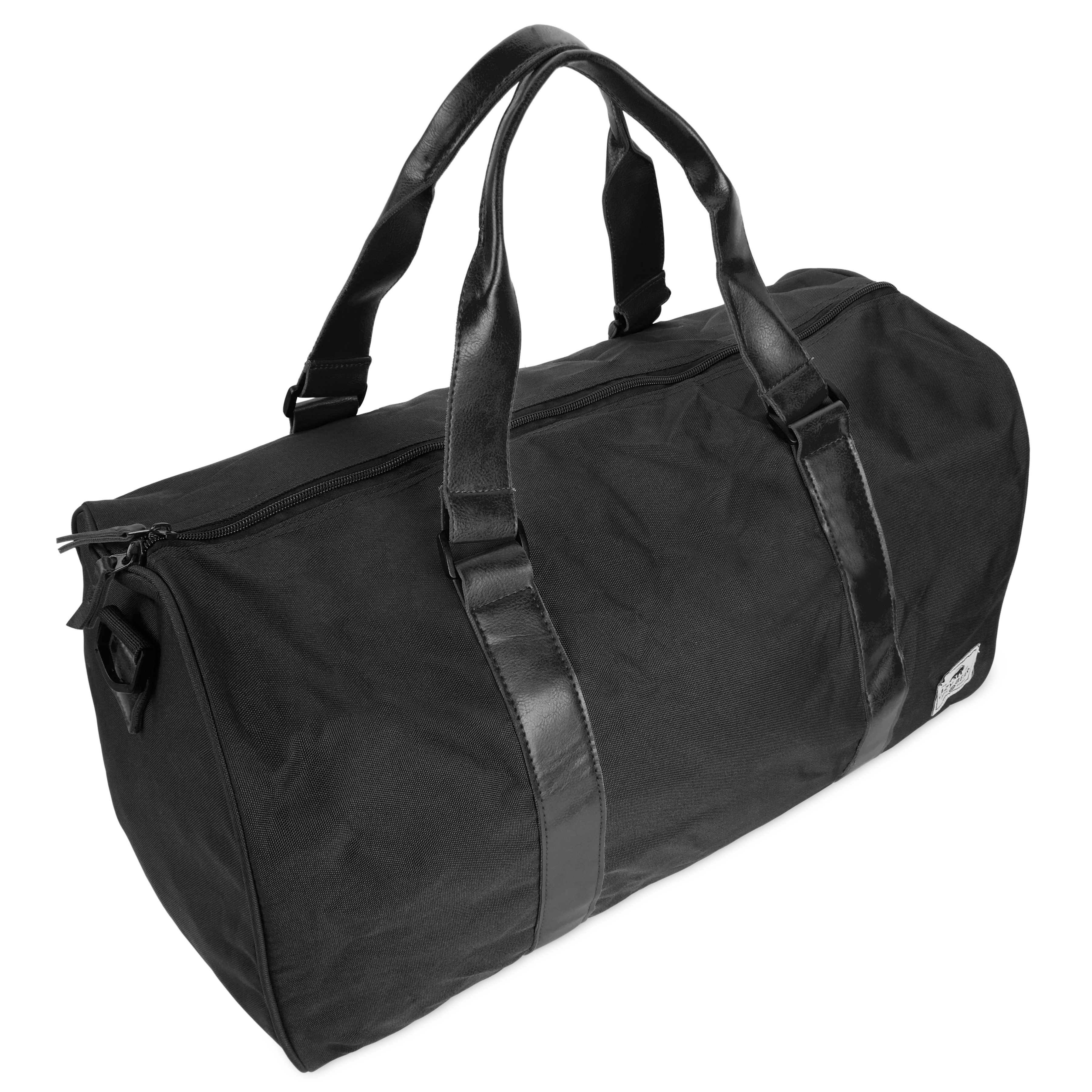Leo Schwarze Duffle Bag Reisetasche - 5