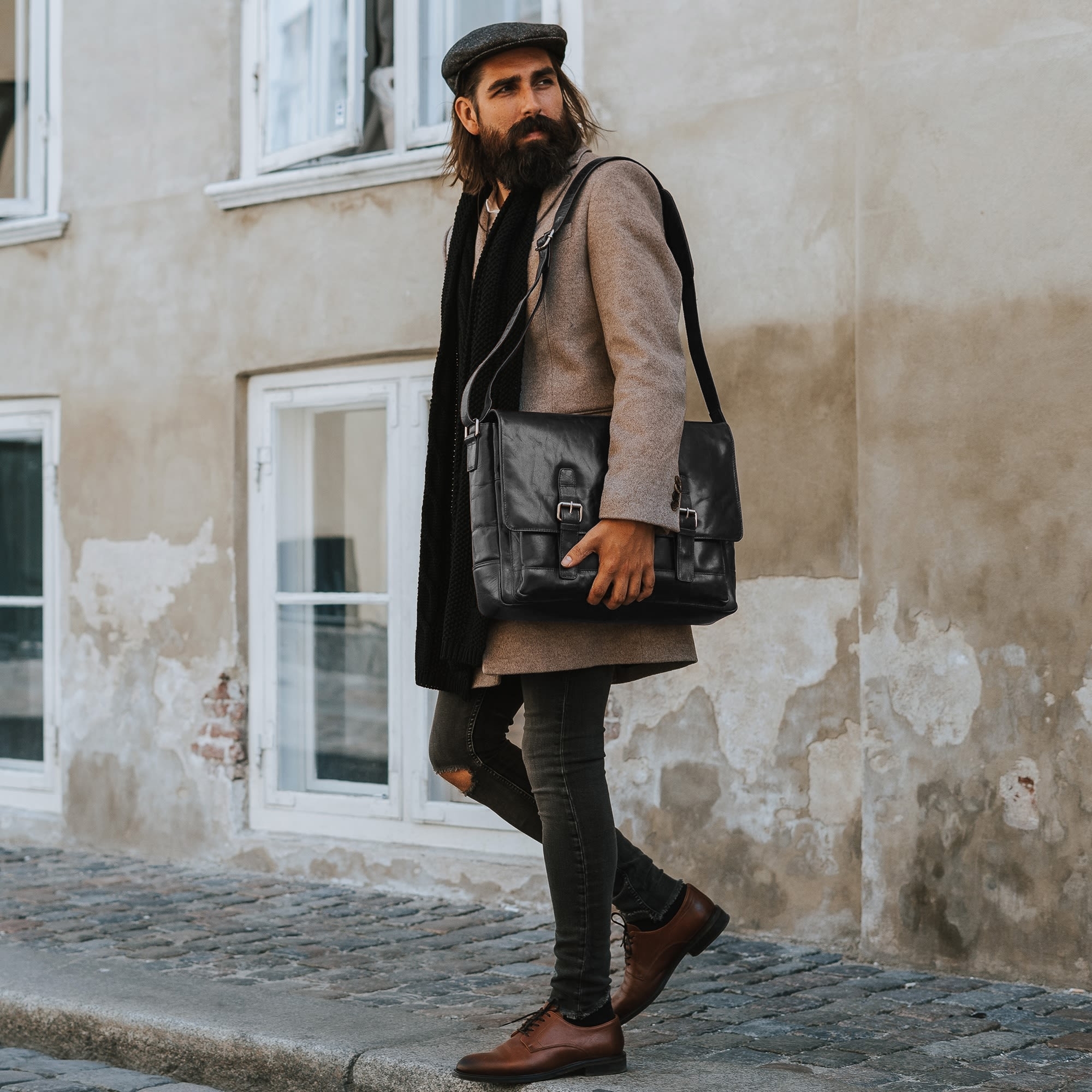 Svart Jasper Skulderveske - 4