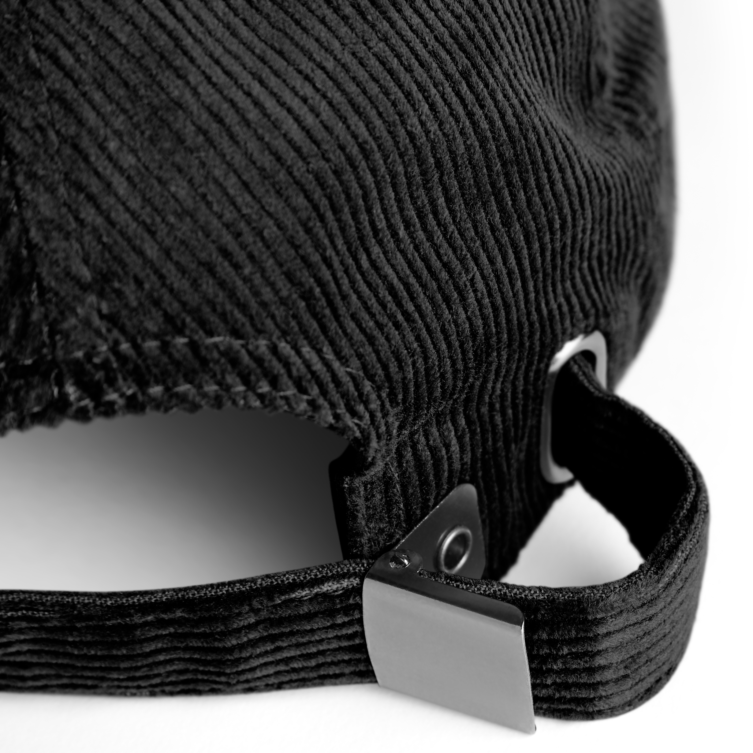 Lacuna | Sort Fløjl Baseball Cap - 4