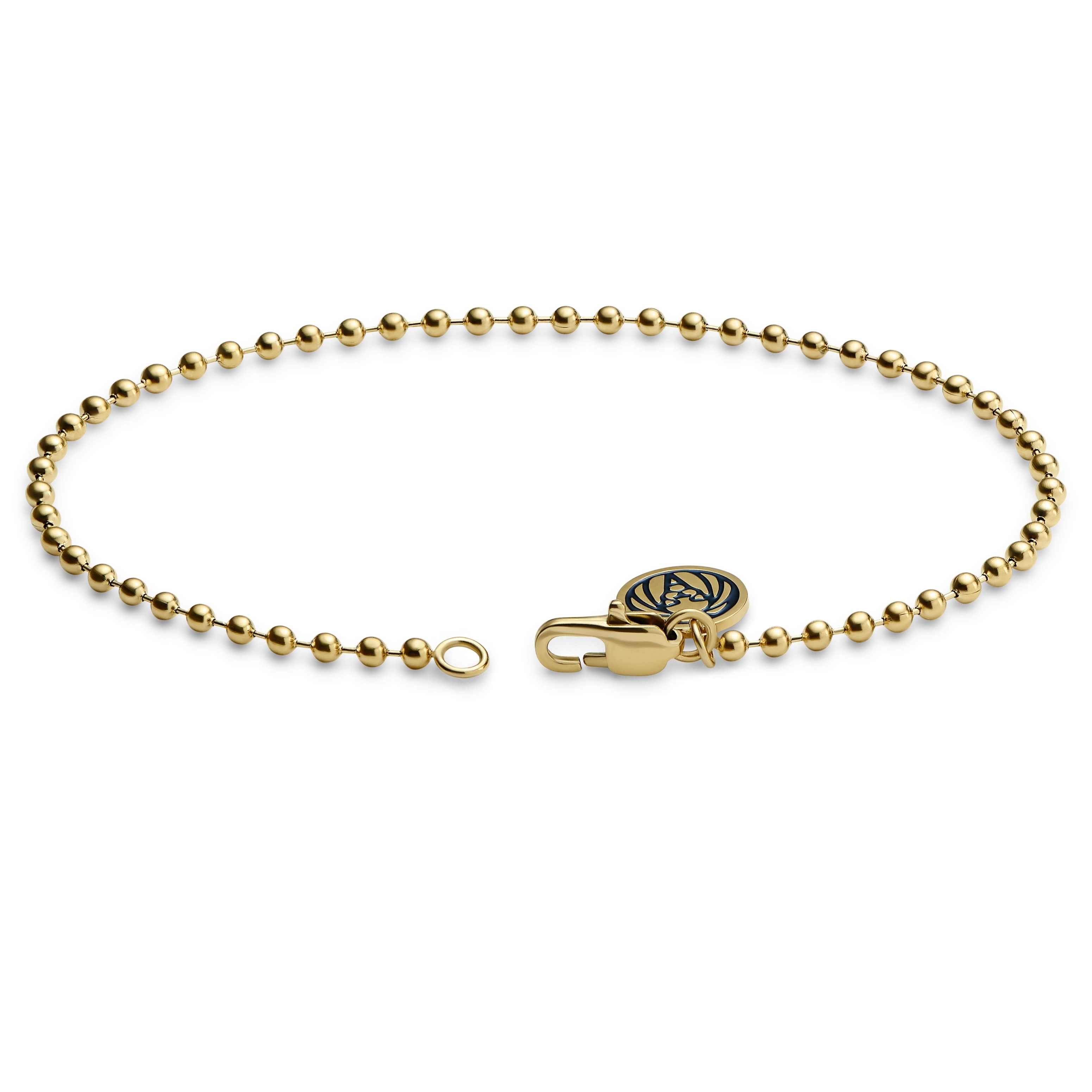 Essentials | 2.5 mm Gold-Tone Ball Chain Bracelet - 4