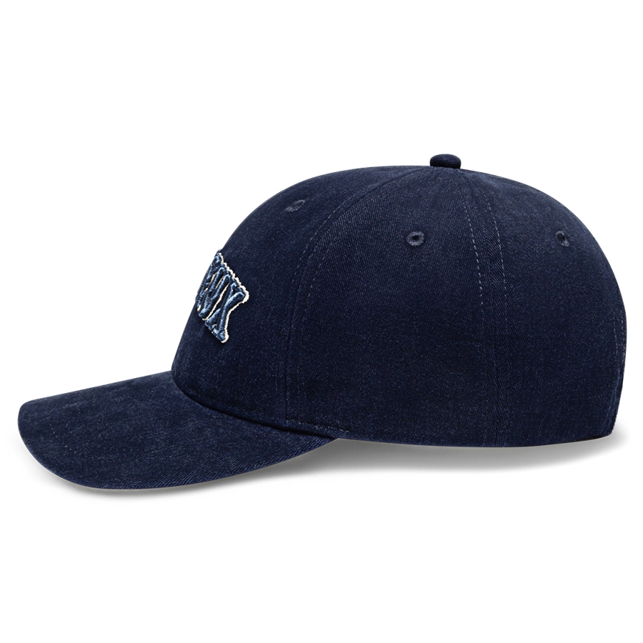 Les Deux | Donkerblauwe Dad Cap met Kleurrijk Logo - 3