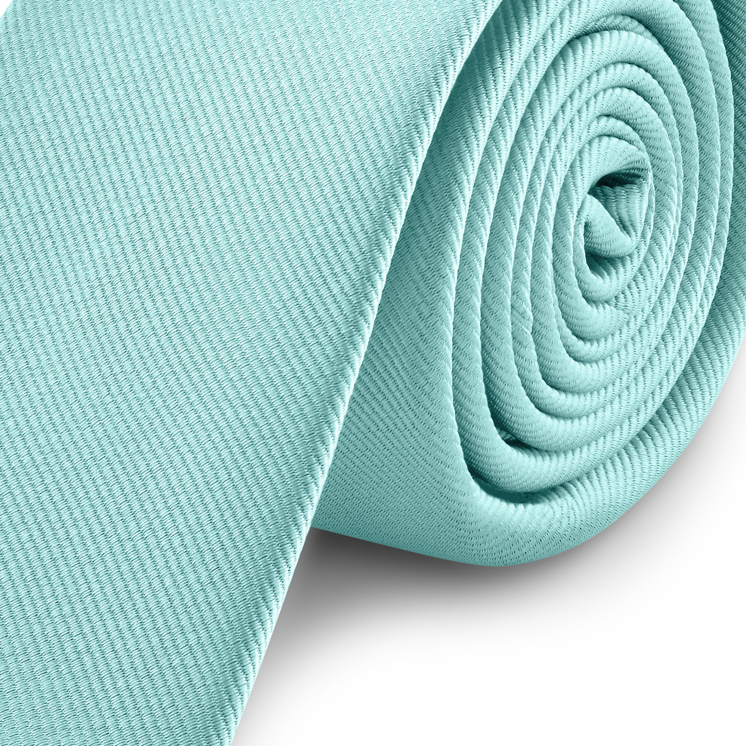 6 cm Marineblaue Grosgrain Skinny Krawatte - 3