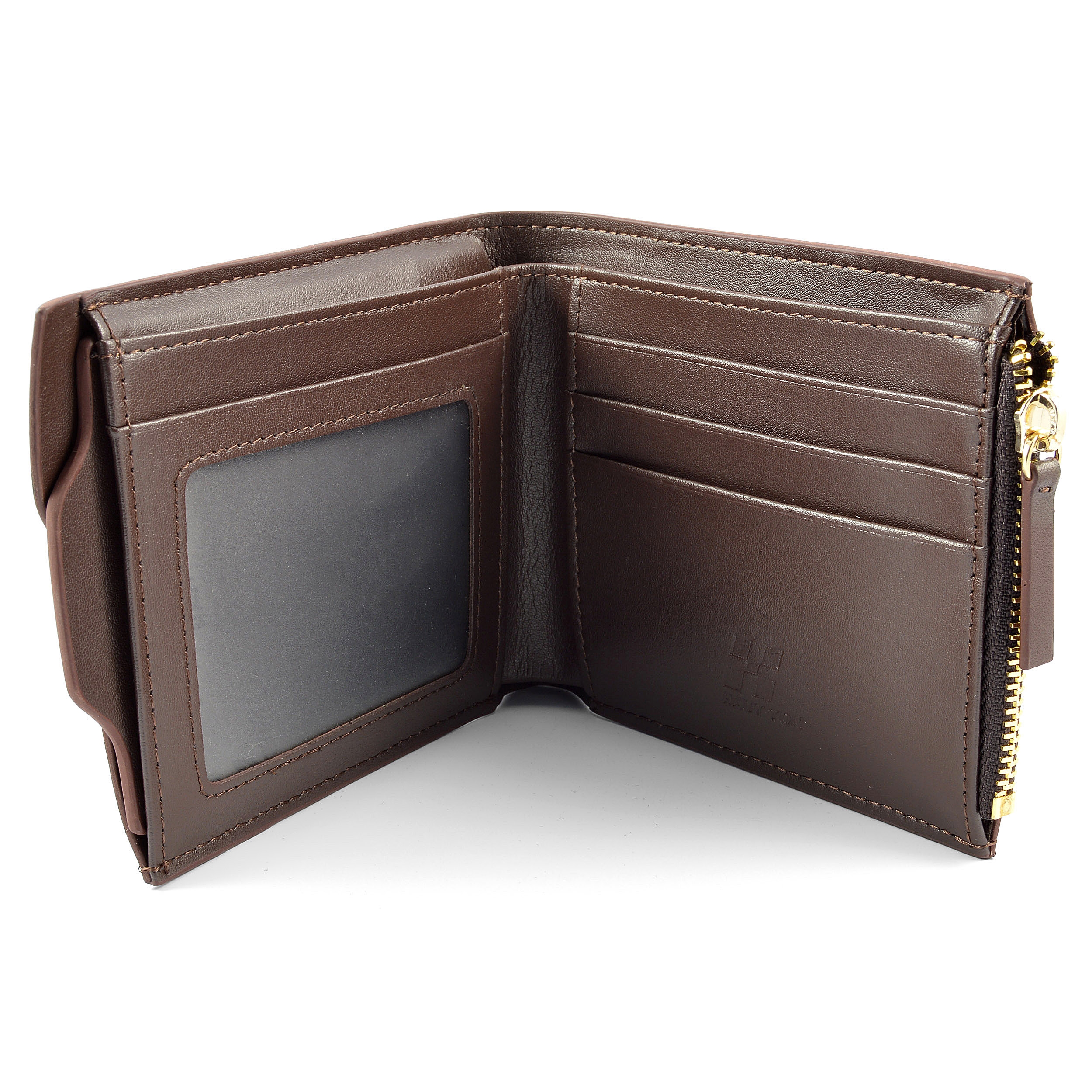 Braune Leder Geldbörse - 2