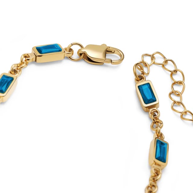 Bracciale Donna THOMAS SABO Con Coda Di Delfino E Pietre Blu AR109-644-1