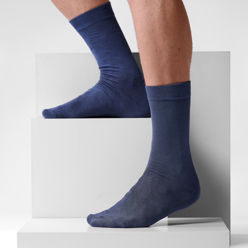 hover: FreeFeel | Light Blue Bamboo Crew Socks hover: FreeFeel | Light Blue Bamboo Crew Socks