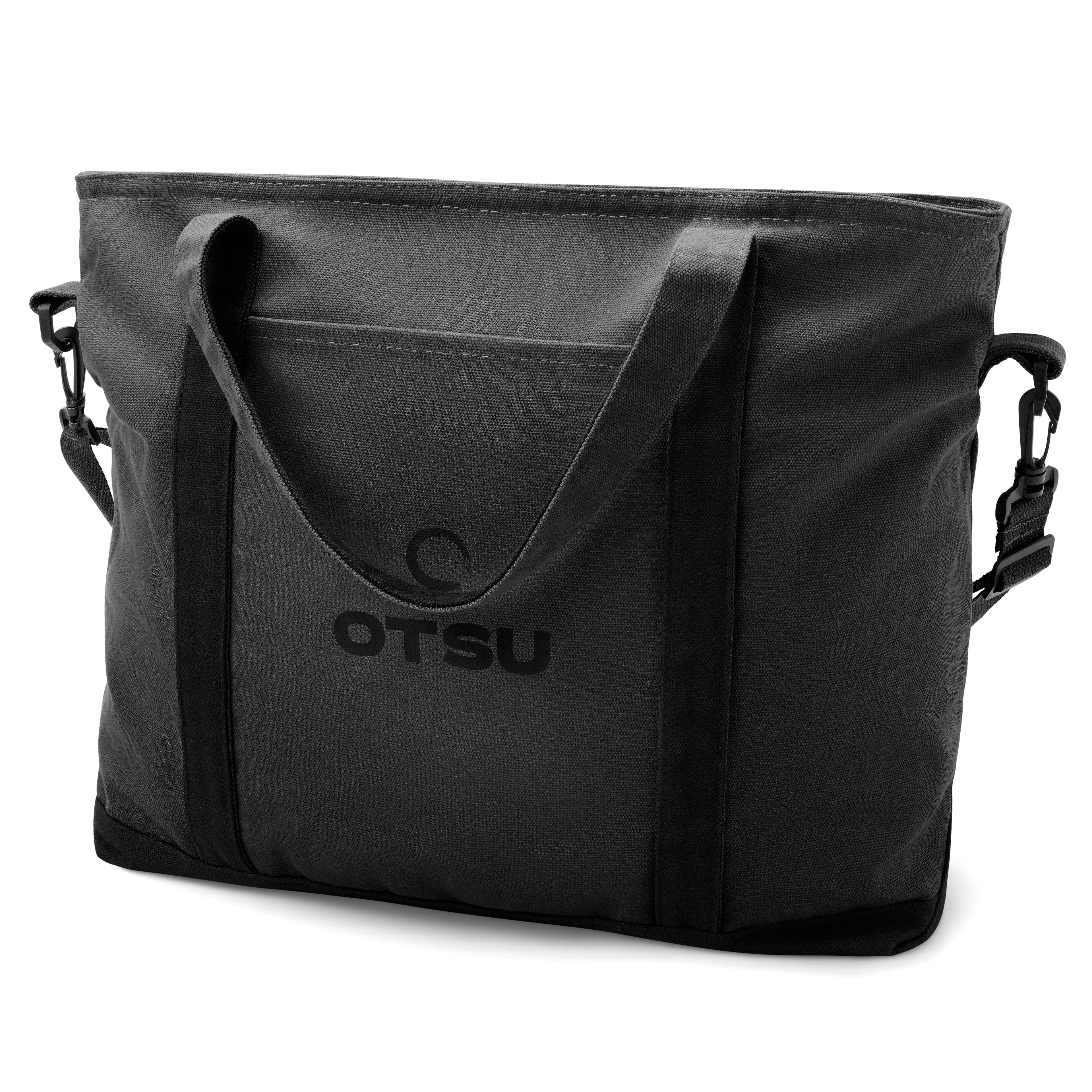 Otsu - Large dark grey zip tote bag Otsu - Large dark grey zip tote bag