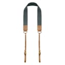 Camera Neck Strap | Brown Vintage Cotton & Leather Camera Neck Strap | Brown Vintage Cotton & Leather