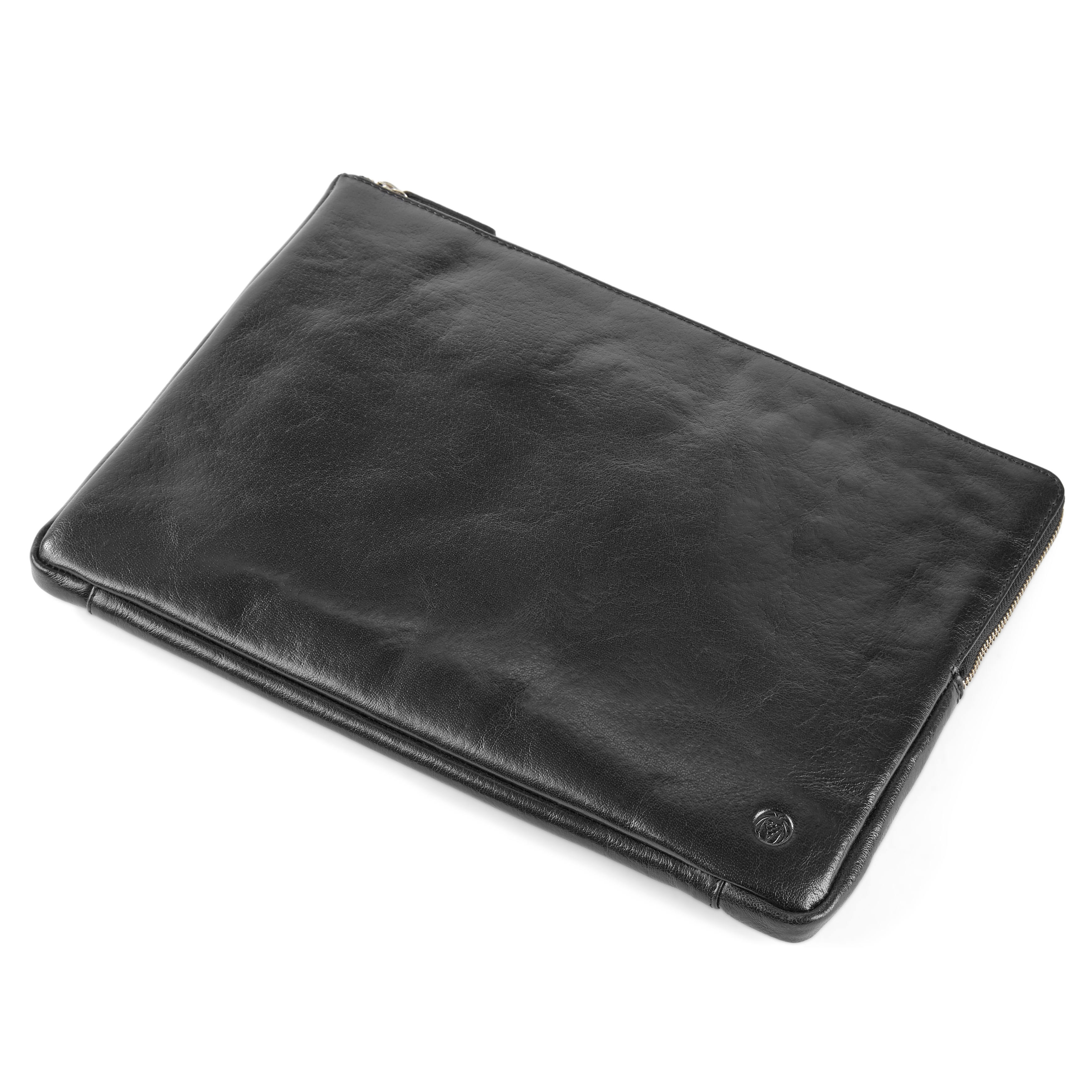 Μαύρη Δερμάτινη Θήκη για Laptop California Μικρή - 4