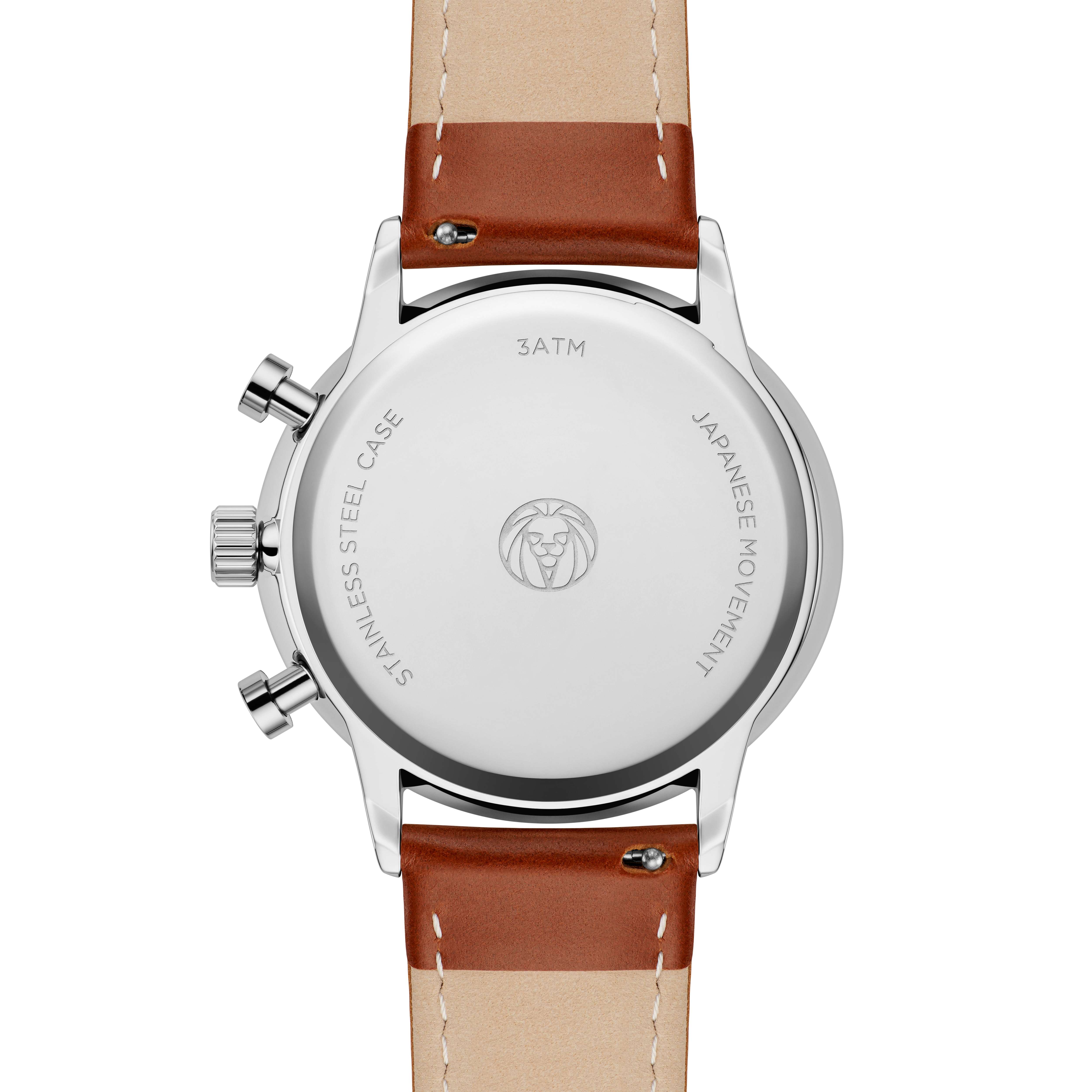Ternion | Lawson Stainless Steel Dual Time Watch - 7