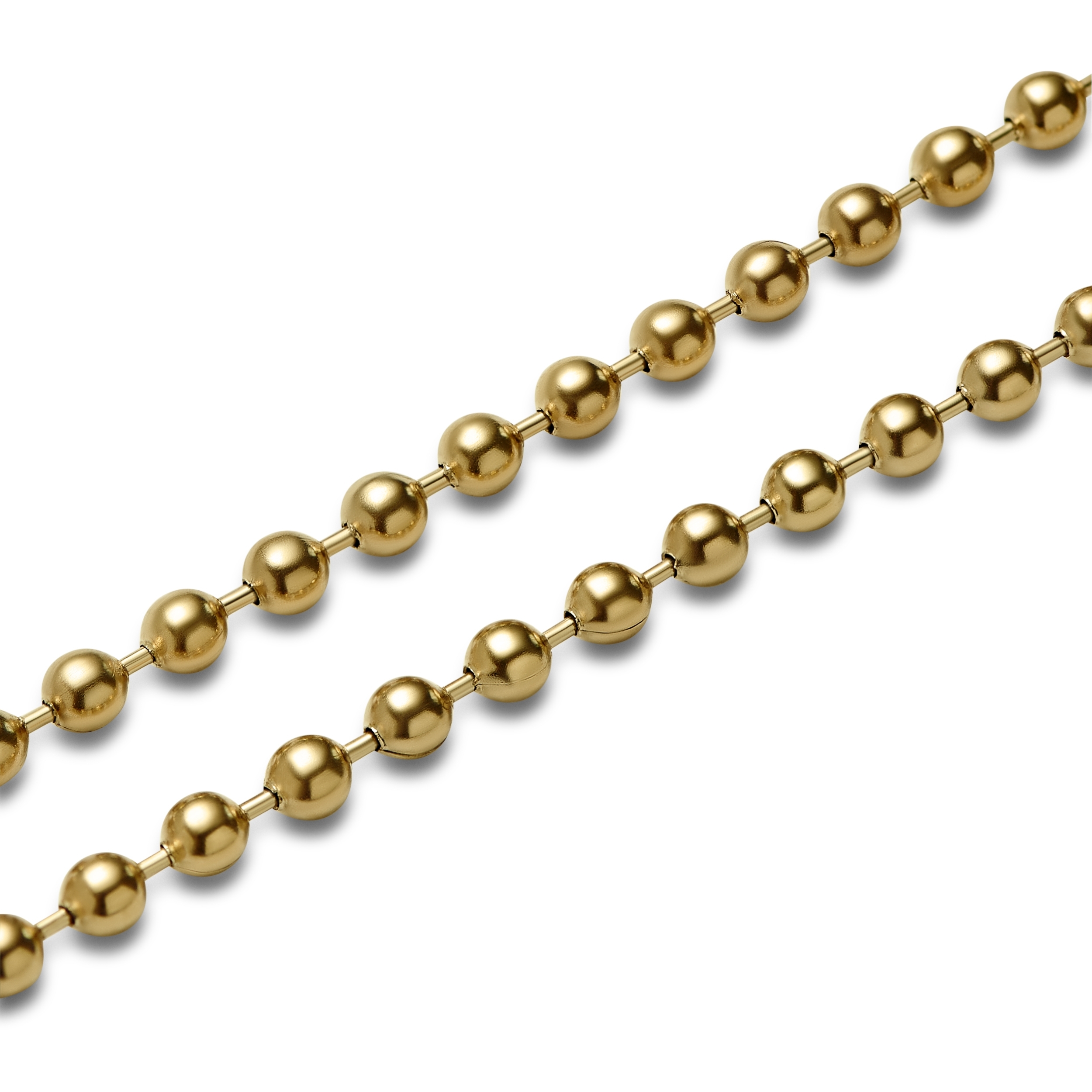 Essentials | 2.5 mm Gold-Tone Ball Chain Bracelet - 5