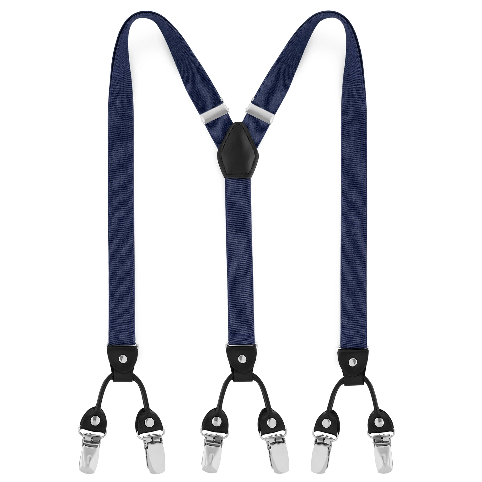 Slim Royal Blue Clip-On Braces Slim Royal Blue Clip-On Braces