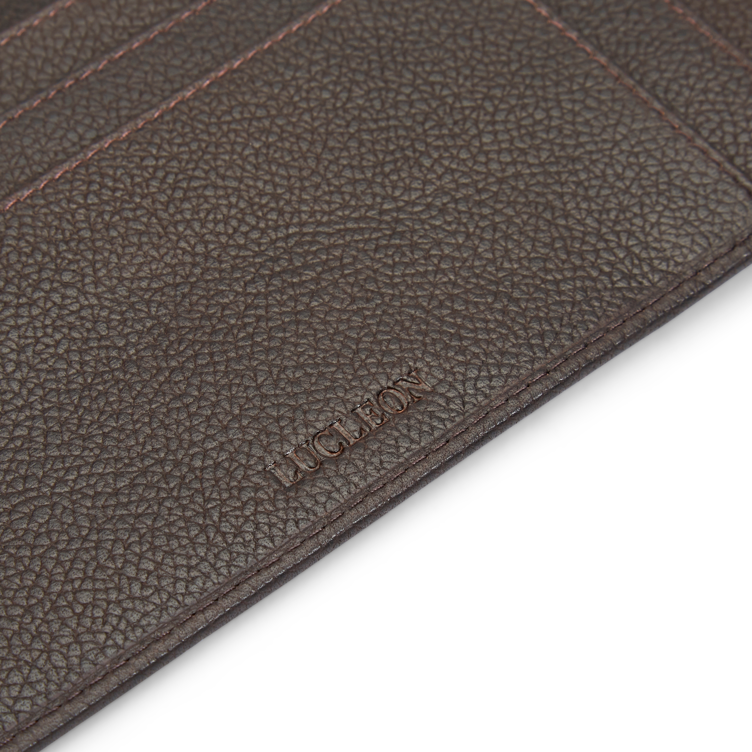 Lowe Dark-Brown Leather RFID-Blocking Travel Wallet    - 4