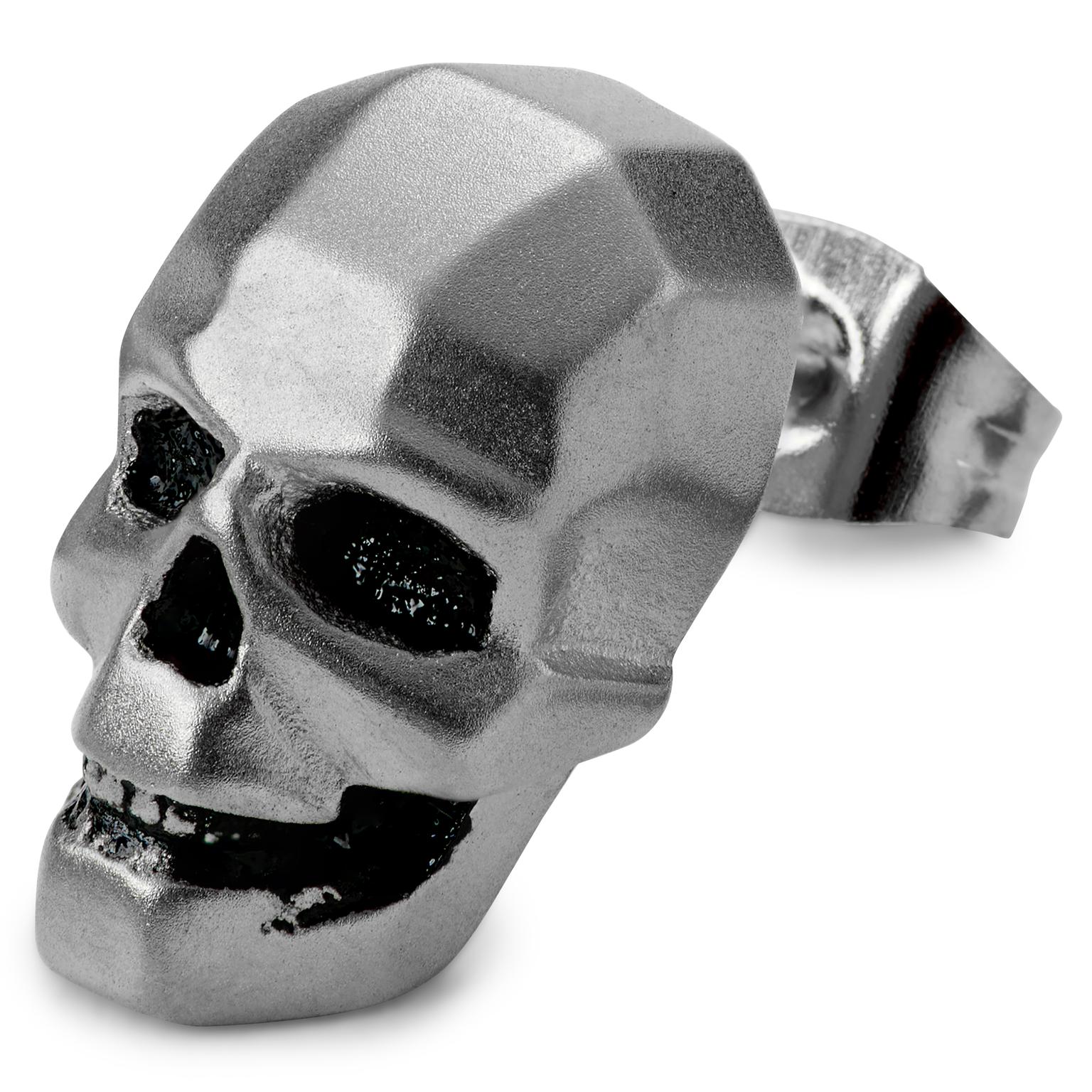 Jax Stahl Totenkopf Ohrstecker Jax Stahl Totenkopf Ohrstecker