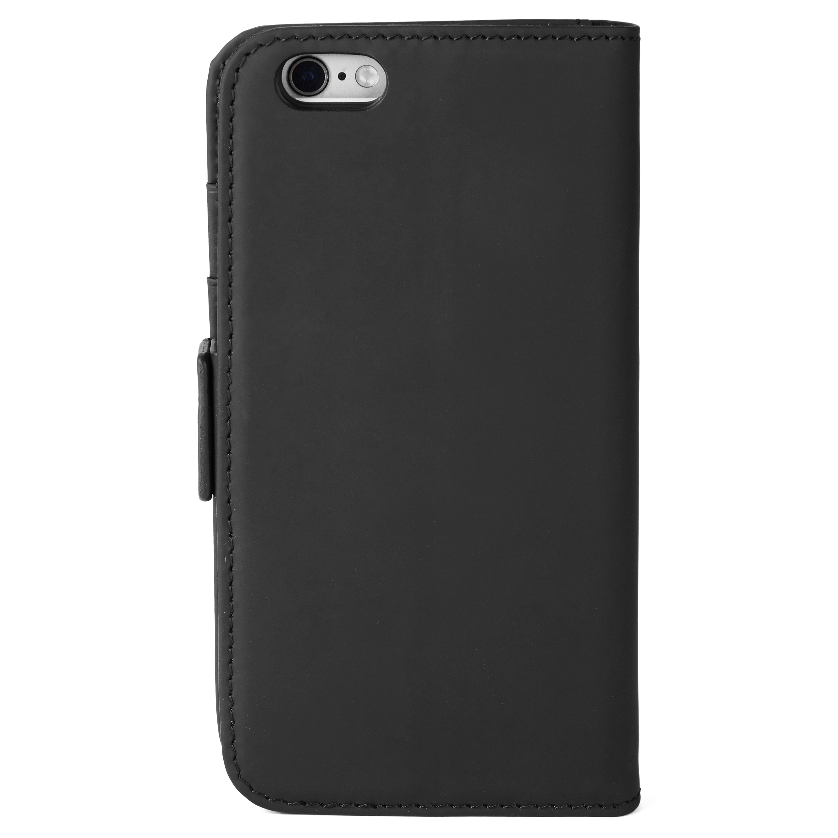 Avtagbart Svart Läderfodral till iPhone 6 - 1
