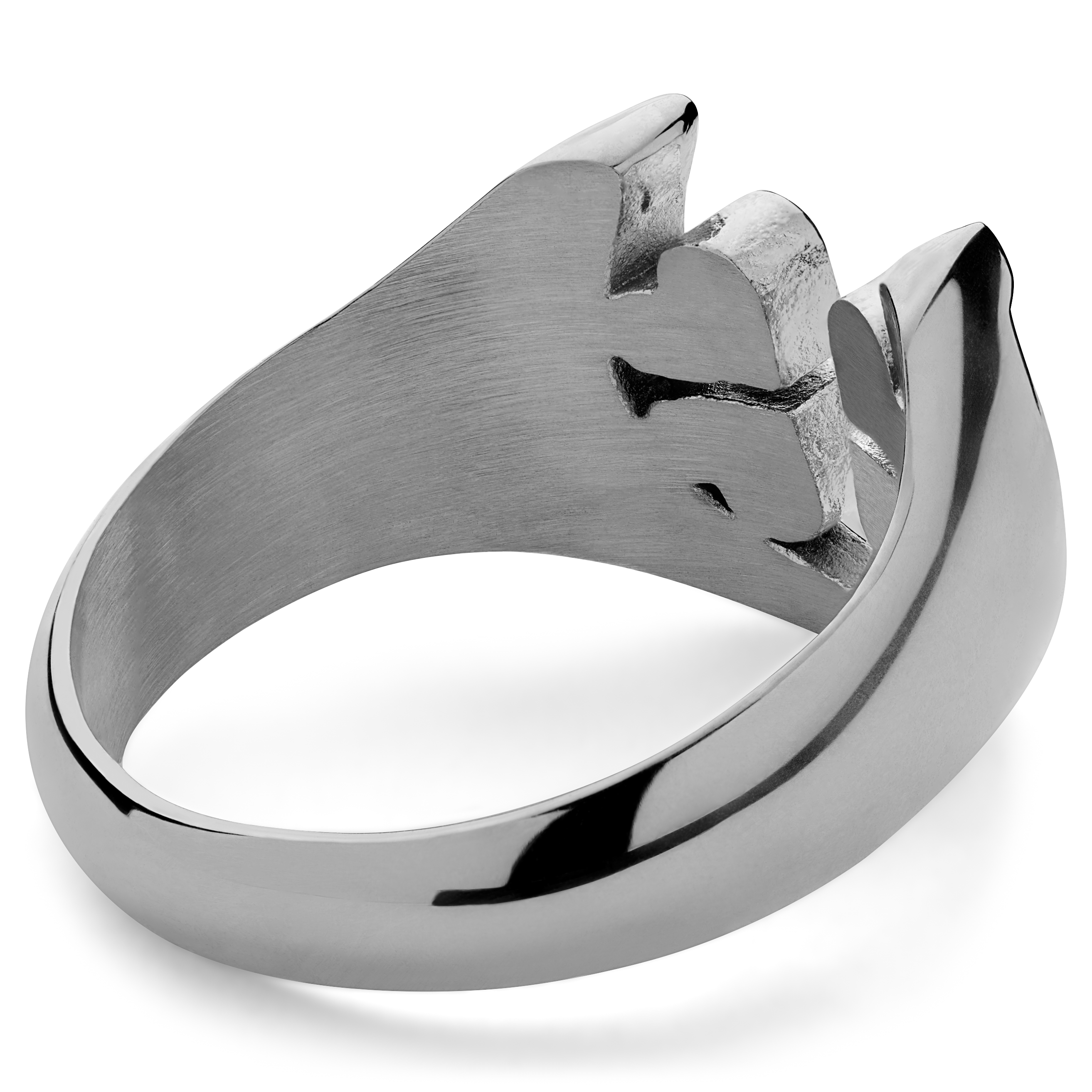 Ace | Silverfärgad Fyrklöver & Hästsko Signetring - 7