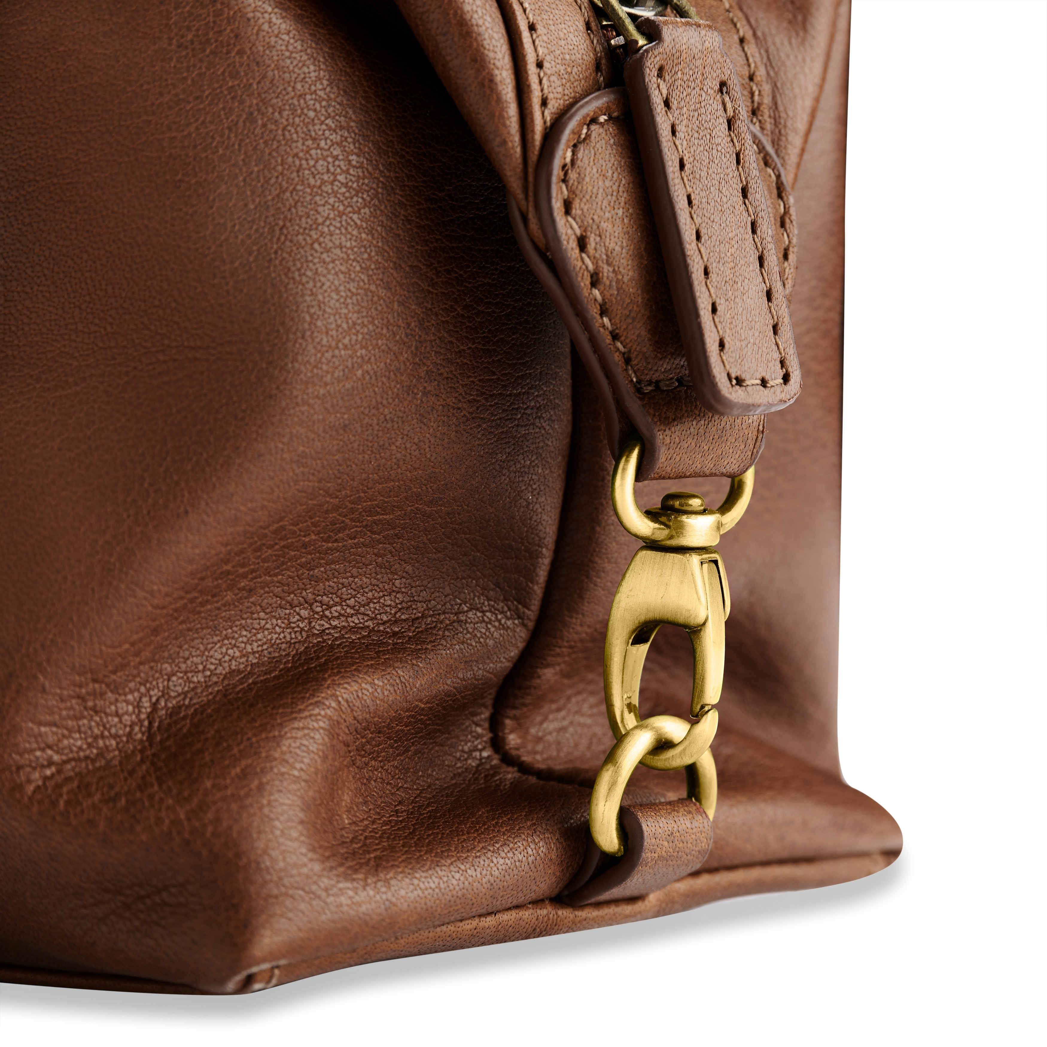 Piperetáska | Sötétbarna teljes barkás bivalybőr - 6