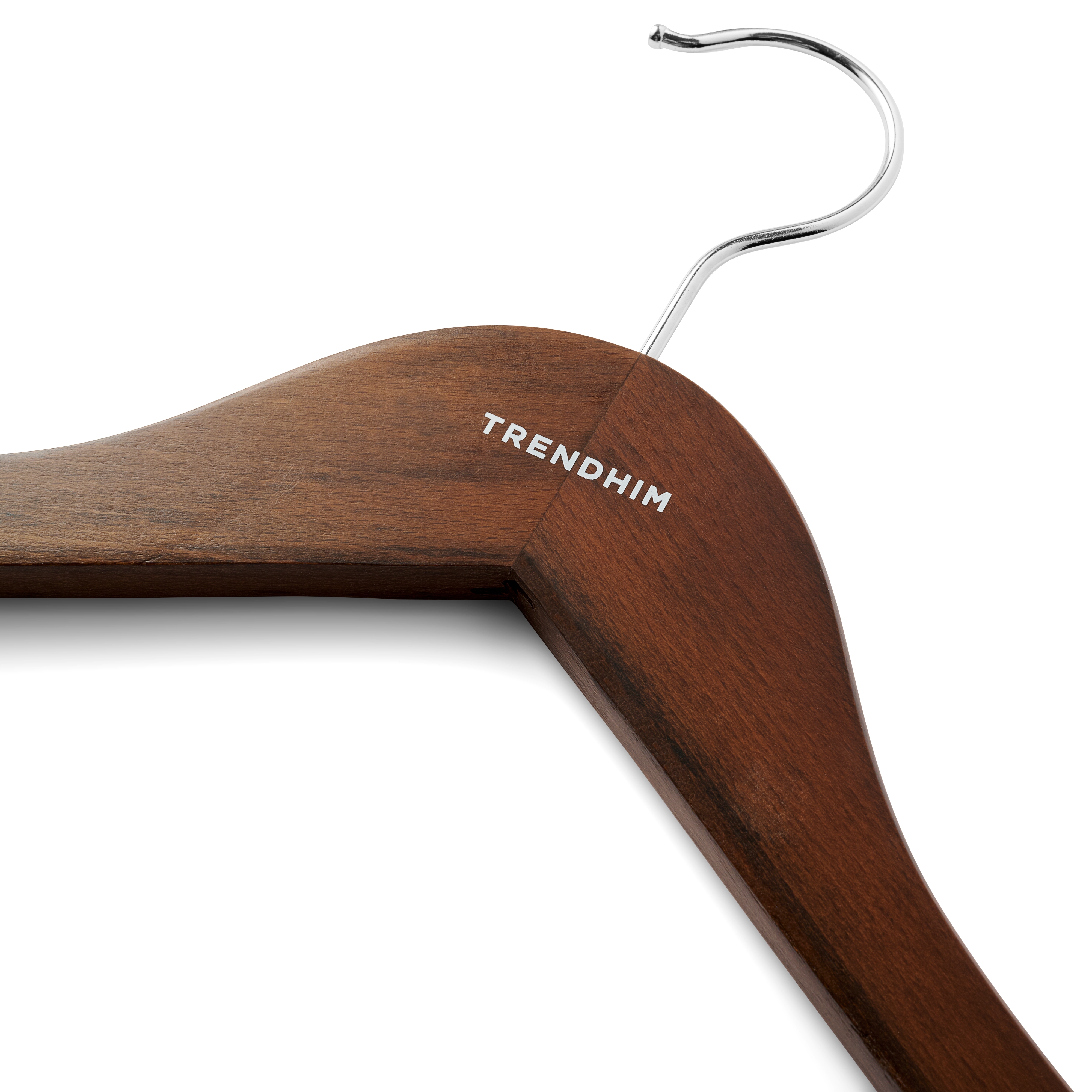 5-pack Dark Wood Clothes Hangers - 2