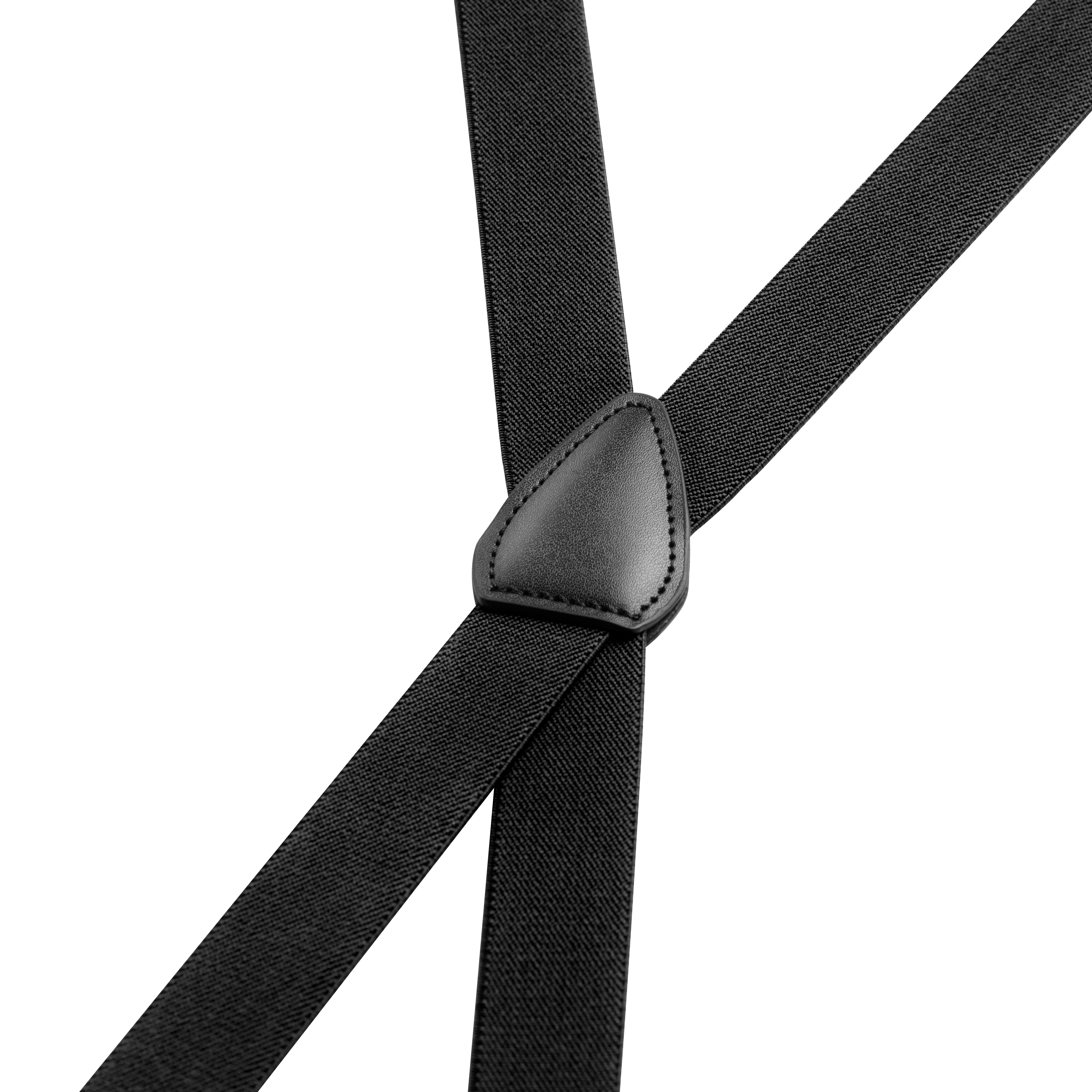 Vexel | Schwarz Slim Clip-on X-back Hosenträger - 2