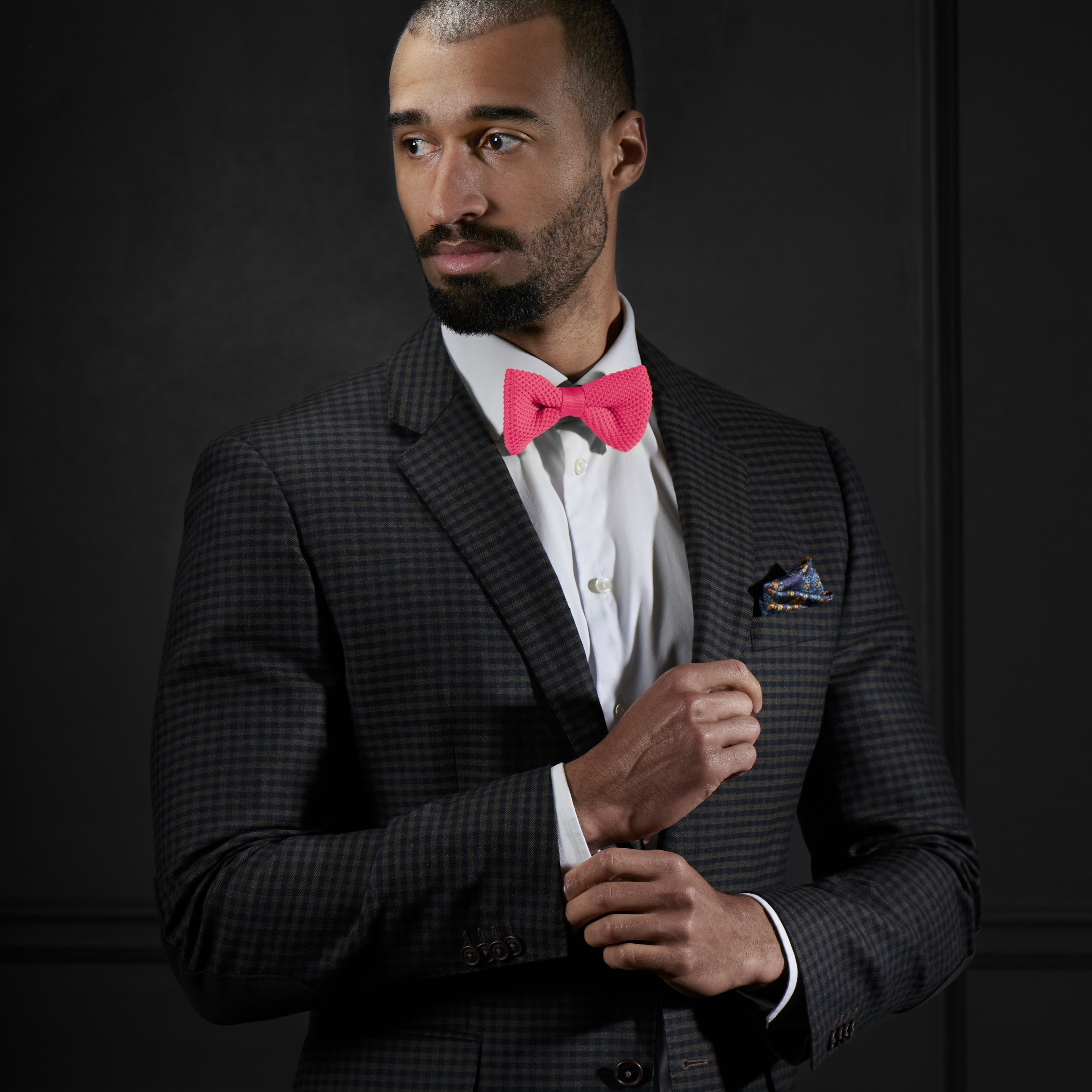 Tyggegummipink Strikket Butterfly - 4