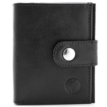 Black Leather Wallet With RFID Blocker