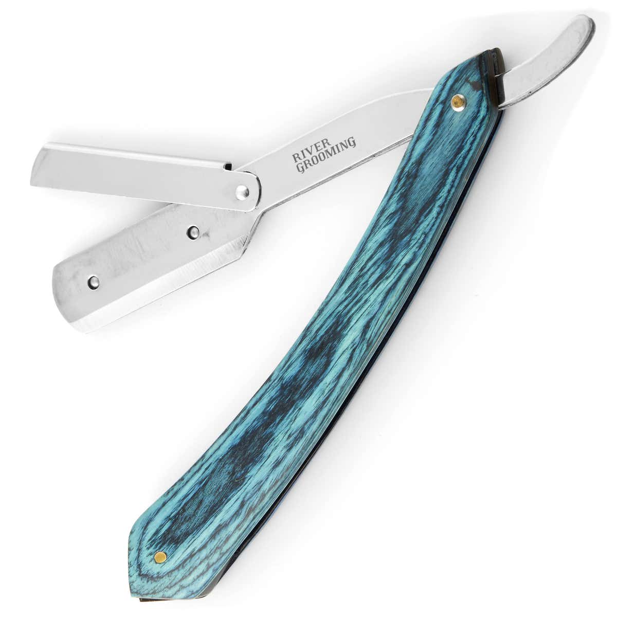 Blue Straight Razor For Disposable Blades | In stock! | River Grooming
