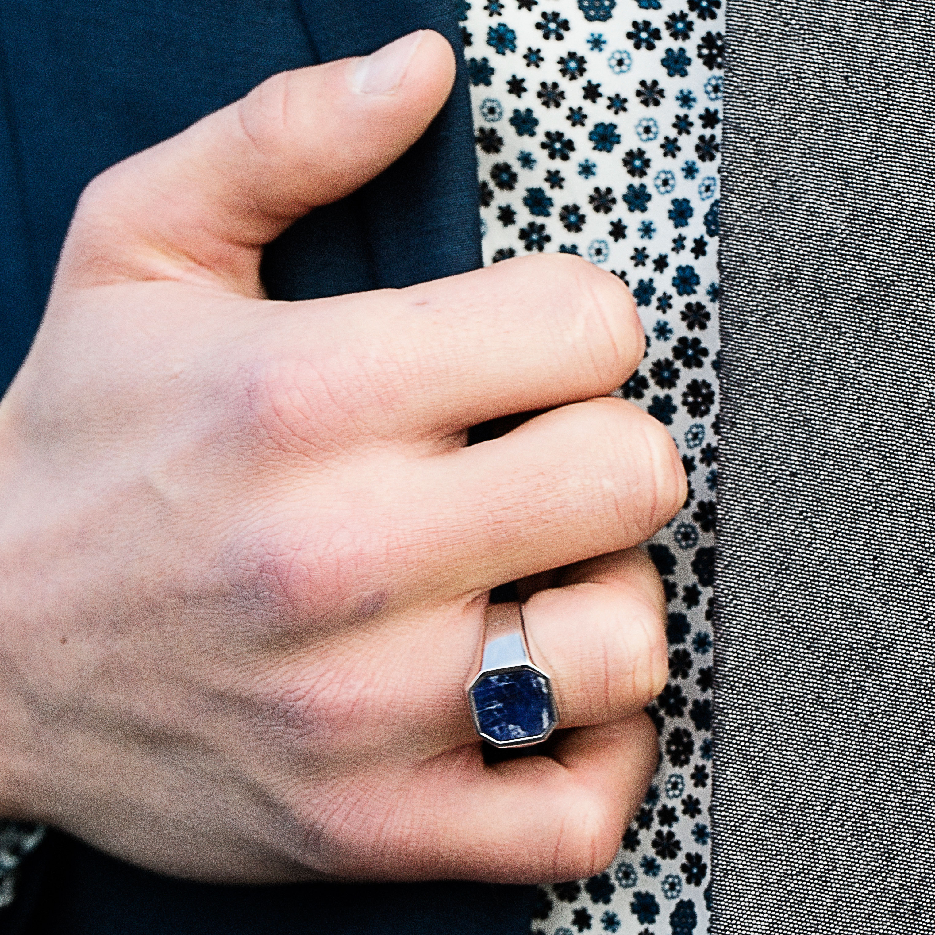 Chevalière Marina en argent sterling 925s - 4