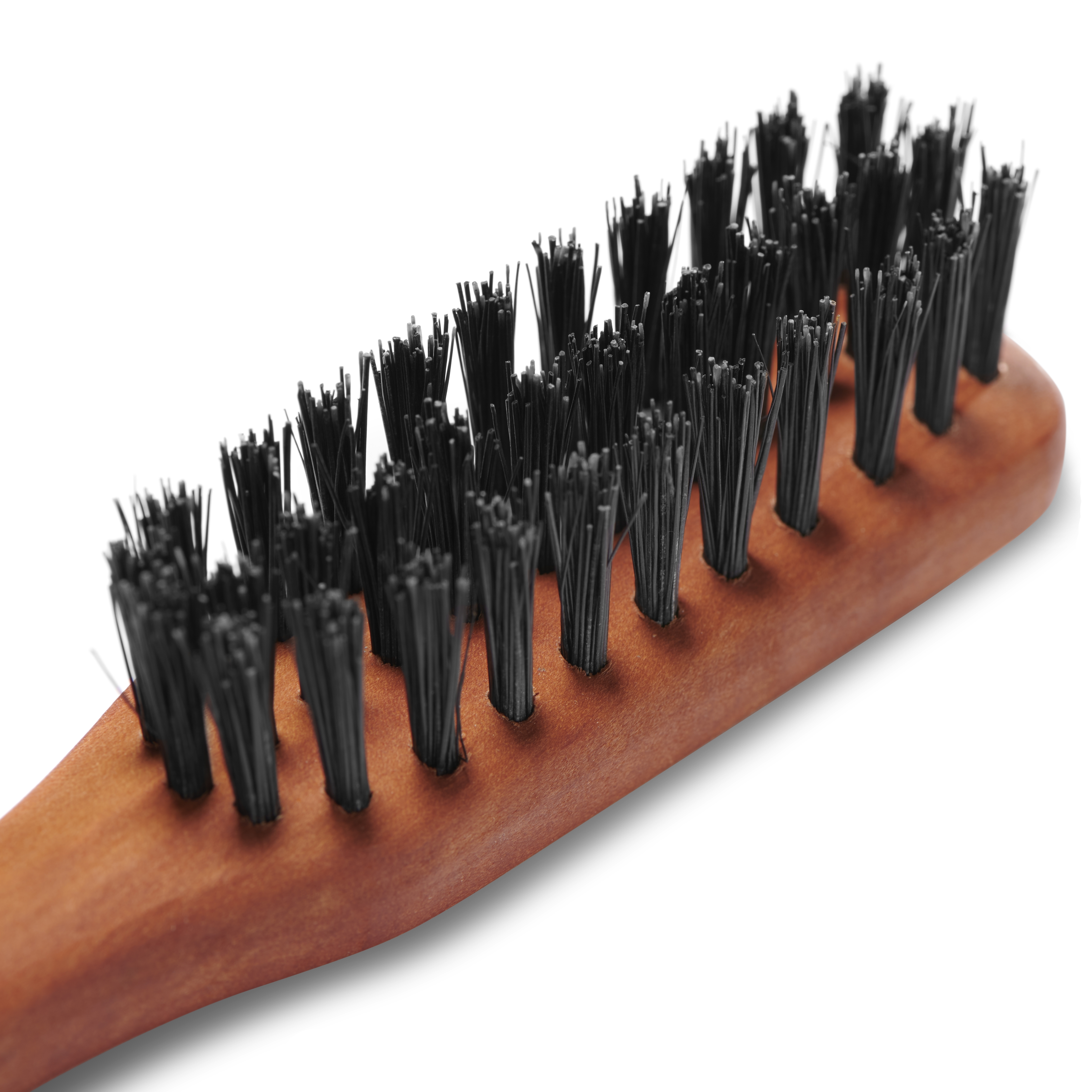 Μικρή Βούρτσα για Γένια από Ξύλο Ροδακινιάς - 4