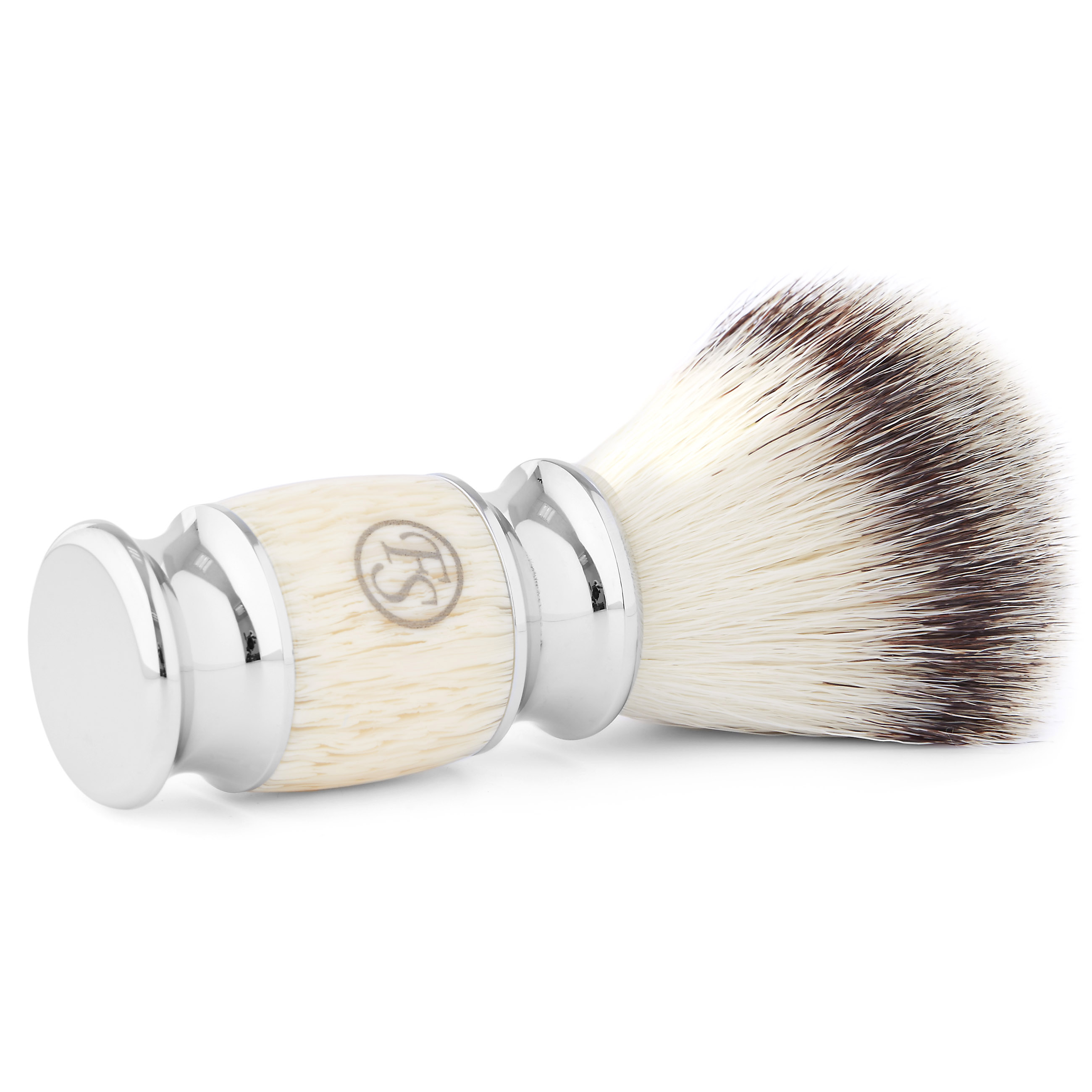 Cream Synthetic Shaving Brush - 2