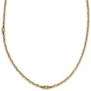 Prism | Lime Green Gold-Tone Crystal Glass Gemstone 2-Link Necklace Prism | Lime Green Gold-Tone Crystal Glass Gemstone 2-Link Necklace