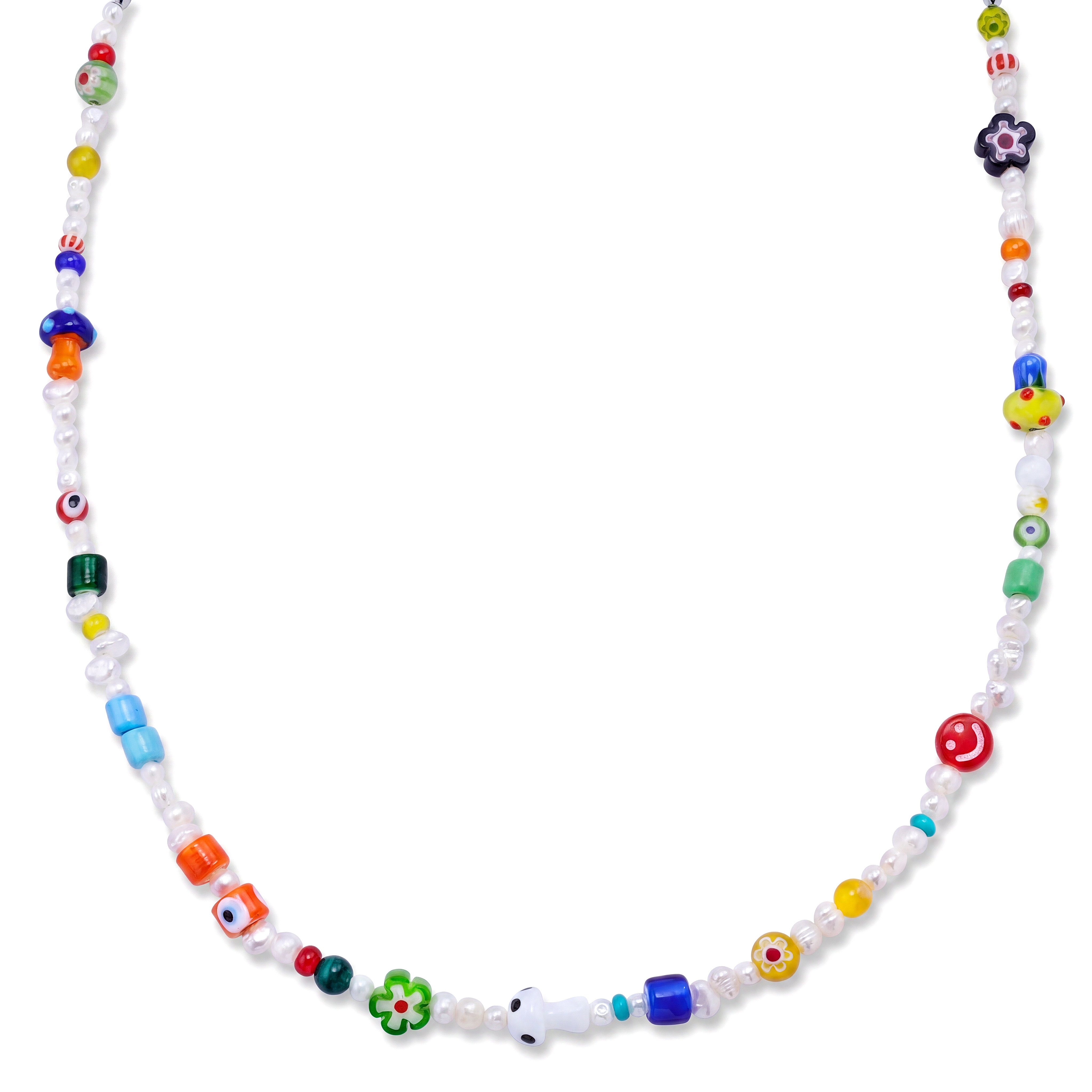 Pearlmania | Collier multicolore Crystal Bloom