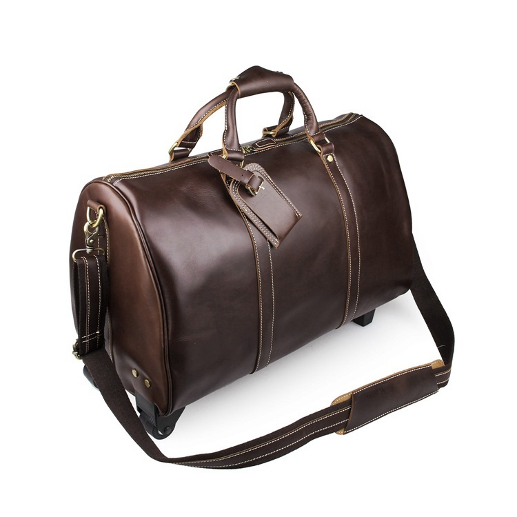 Canvas & Leather Travel Holdall - 3