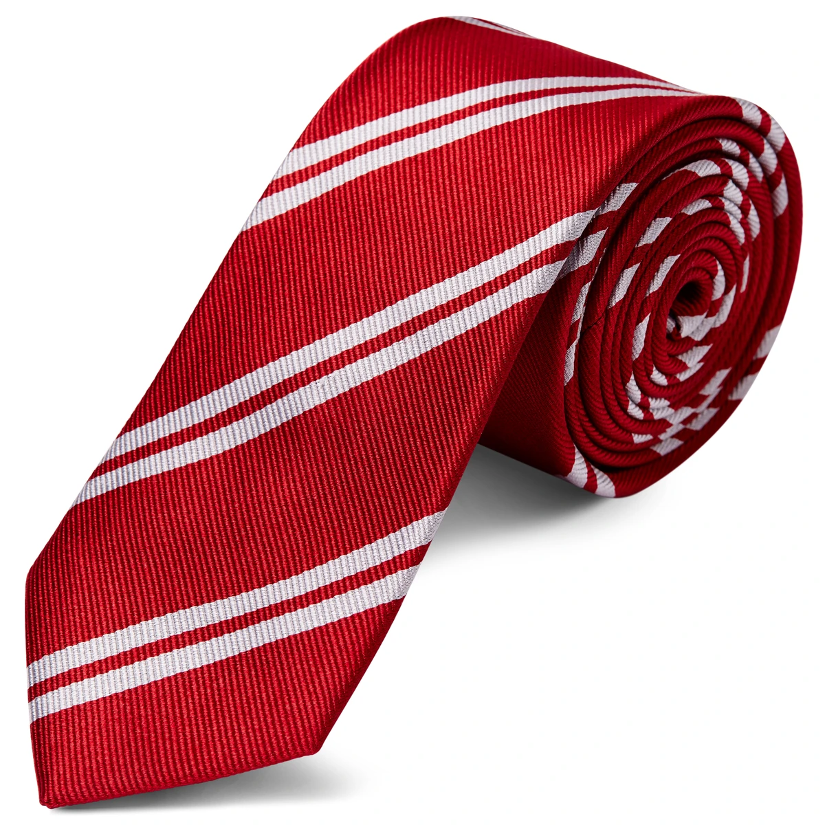 Cravate en soie à rayures jacquard GIORGIO Homme Cravate en soie à rayures jacquard GIORGIO Homme