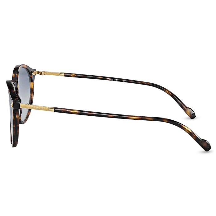 Apaļas saulesbrilles brūni raiba raksta ietvarā| Vogue 0VO5432S - 4