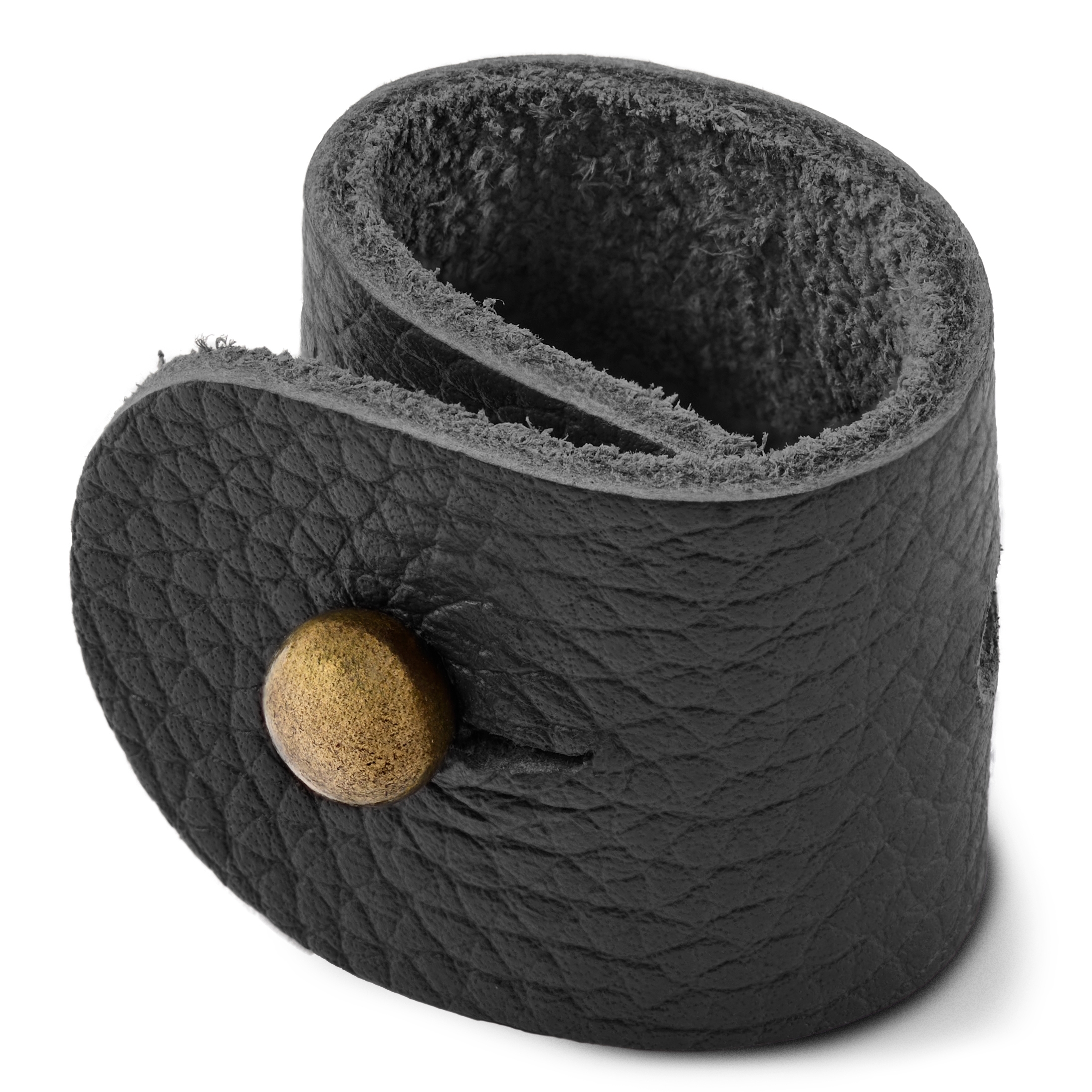 Kabelfodral | Svart Läder | Smalt - 5