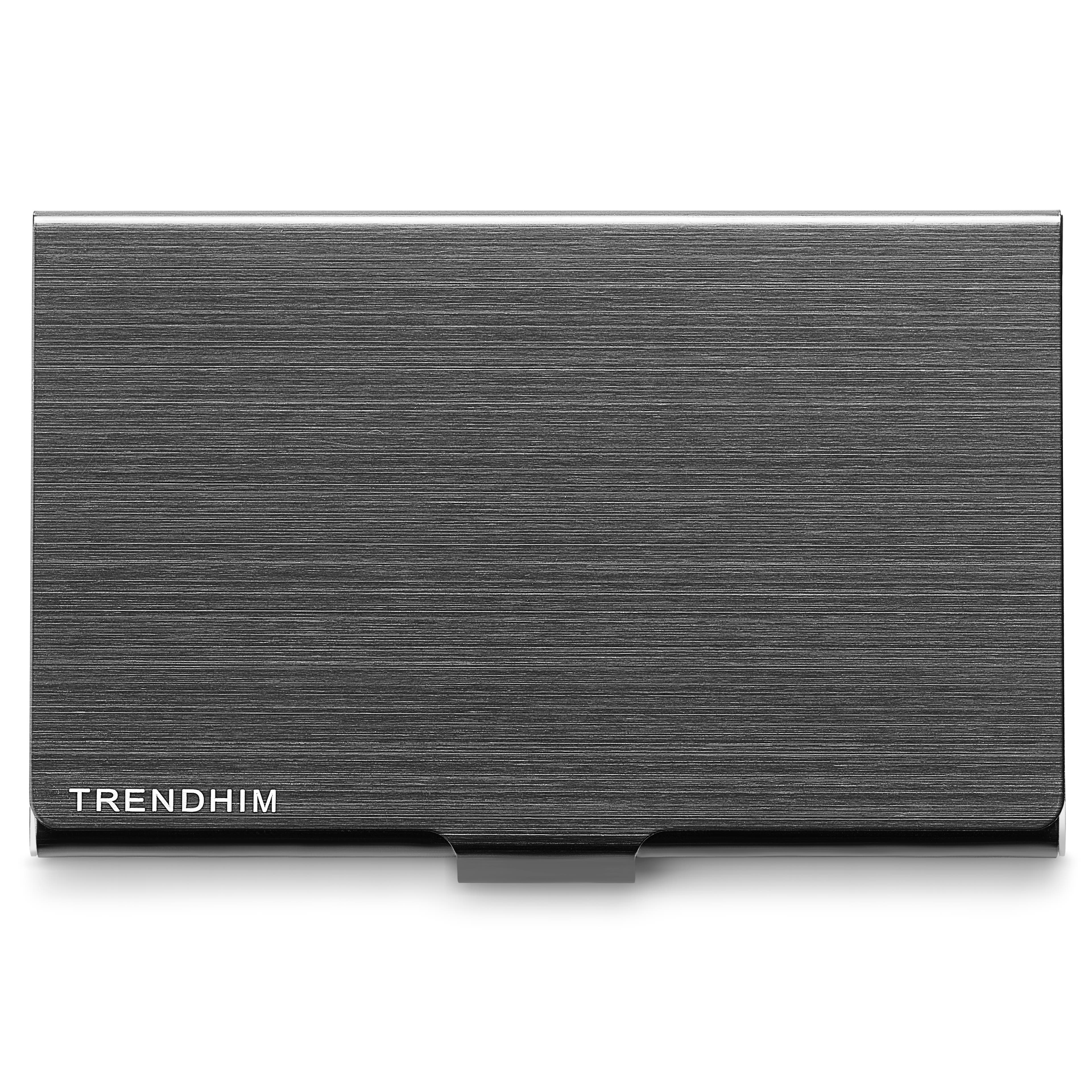 Black Stainless Steel Trendhim Card Holder Black Stainless Steel Trendhim Card Holder