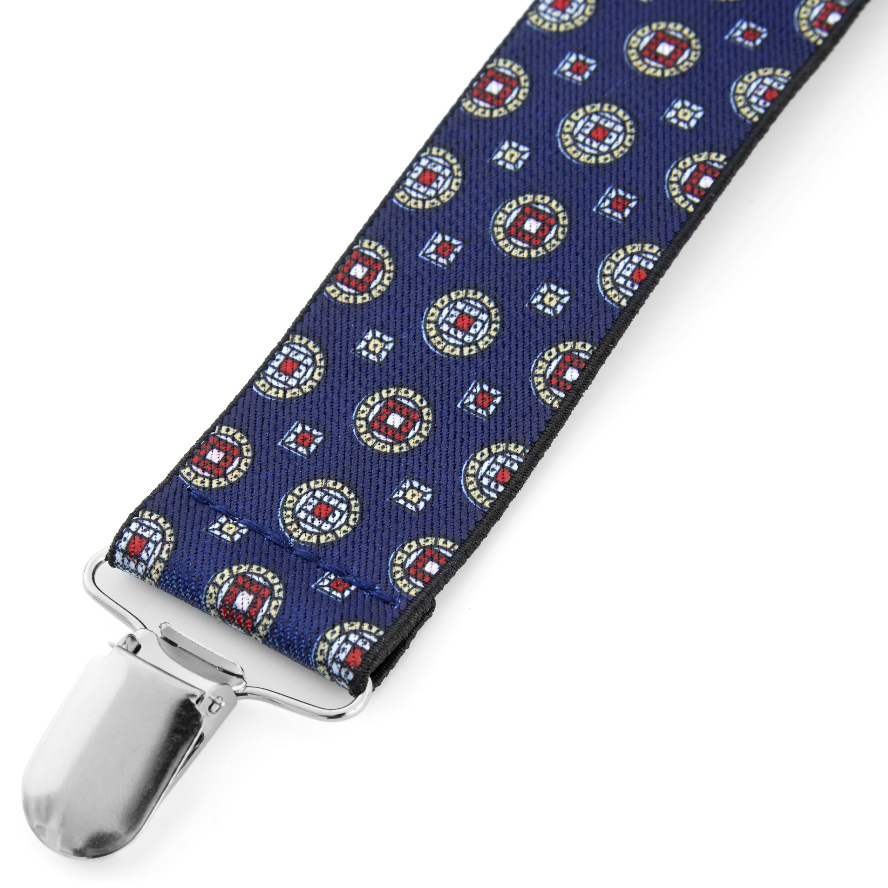 Rose Window Patterned Suspenders - 2