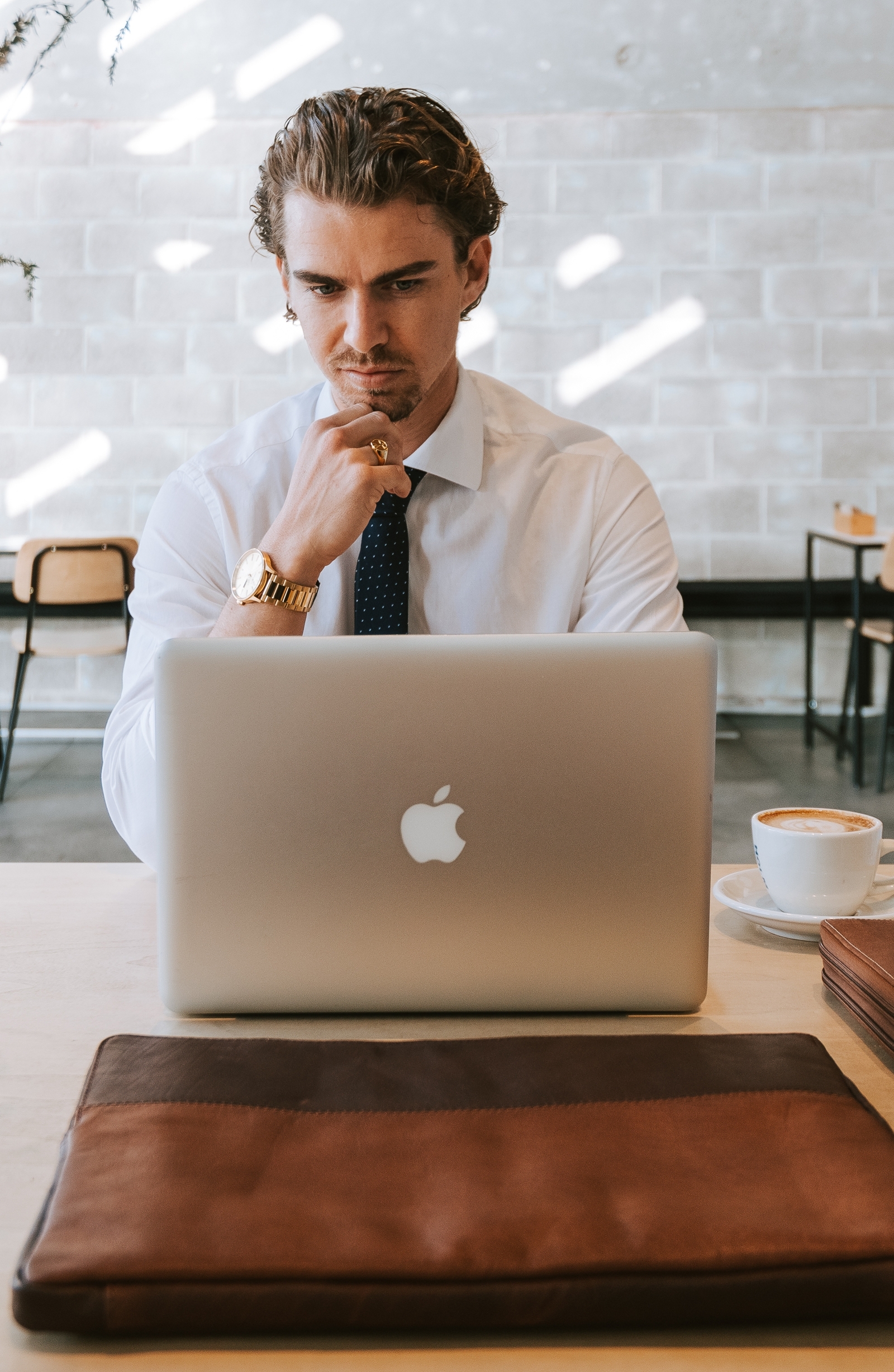 Vitruvianske Mannen 925s Guldring - 5