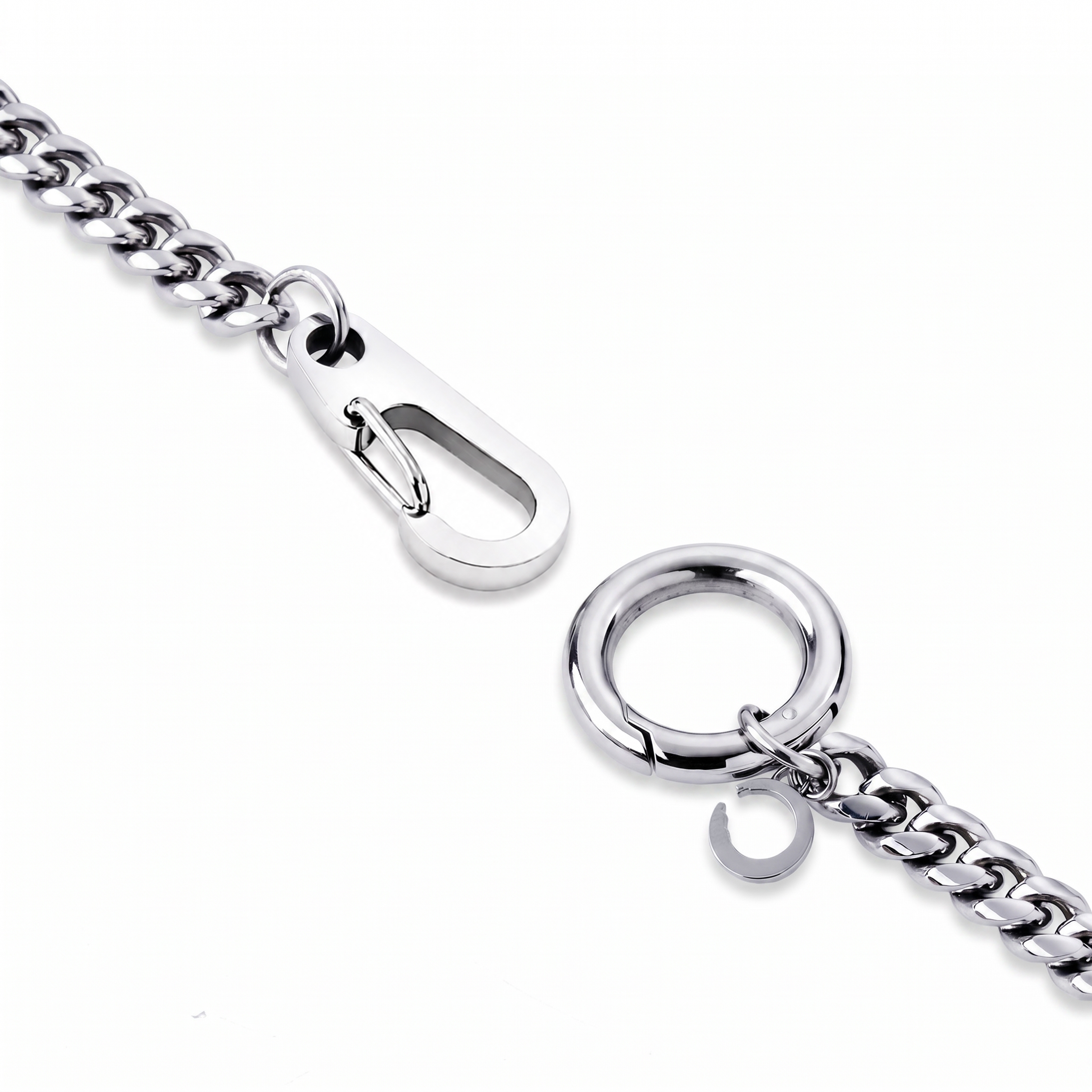 Pearlmania | Evil Eye Multicolour Glass Bead & Stainless Steel Necklace - 5