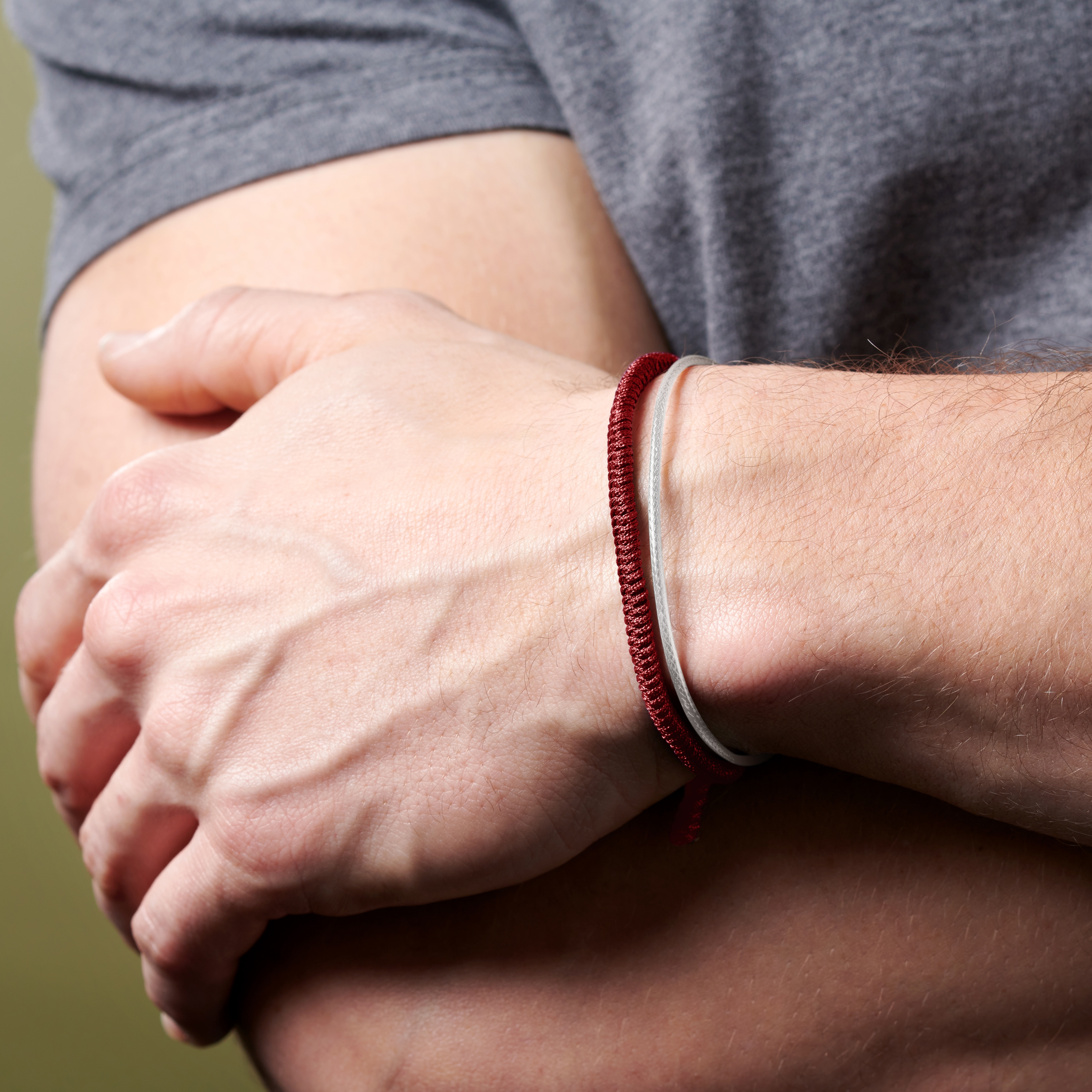 Will Rotes Armband Duo - 2