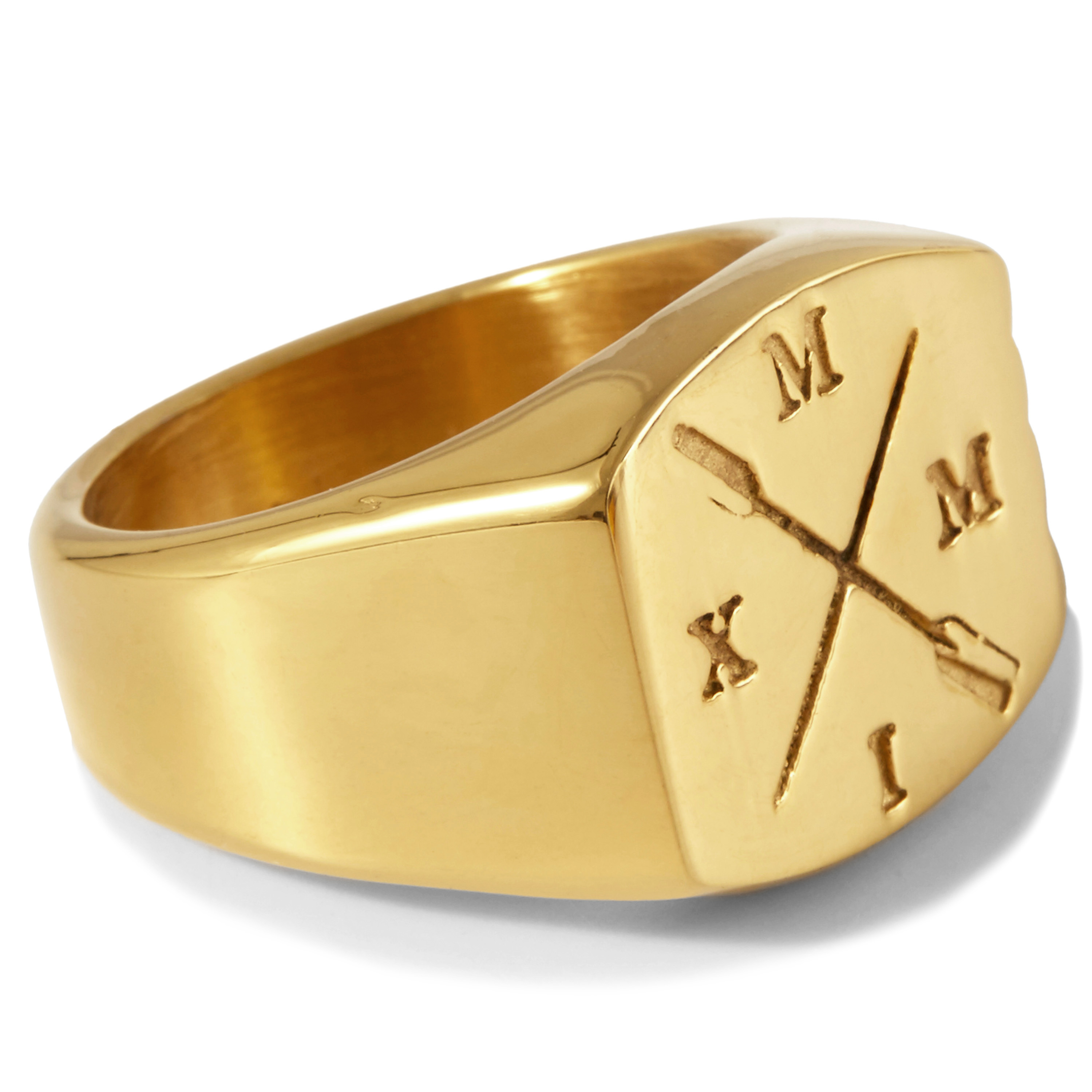 Gold-Tone Titus Ring - 5