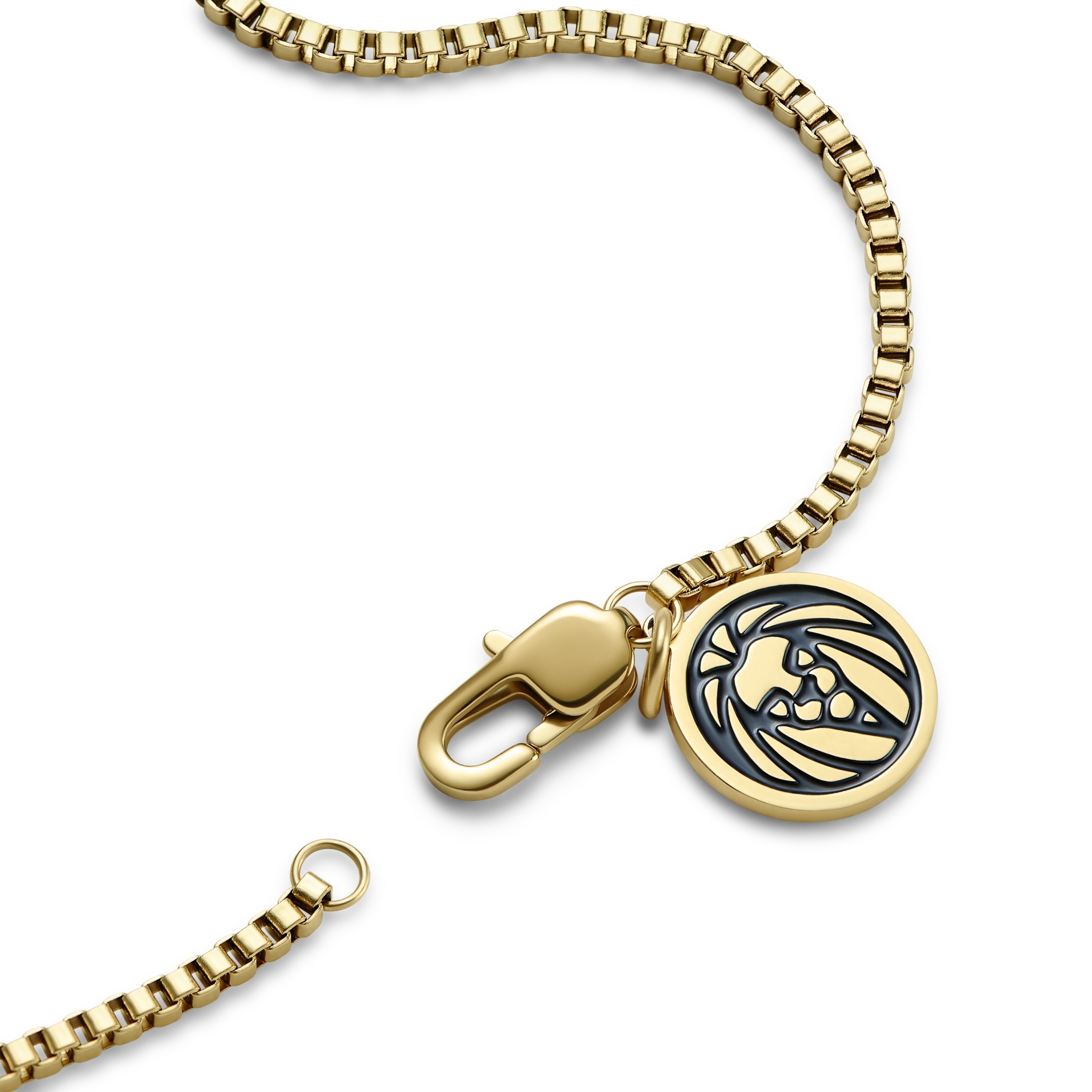 Essentials | Collana a catena quadrata da 1 mm in color oro - 4