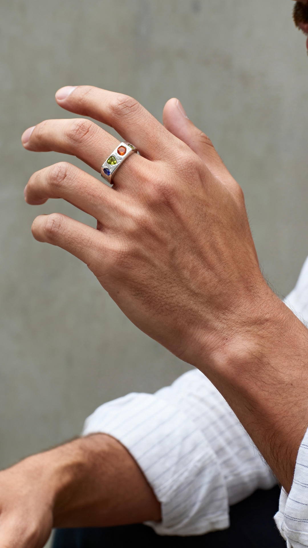 Hidden Gem | Phoenix 925 Sterling Silver Signet Ring | In stock