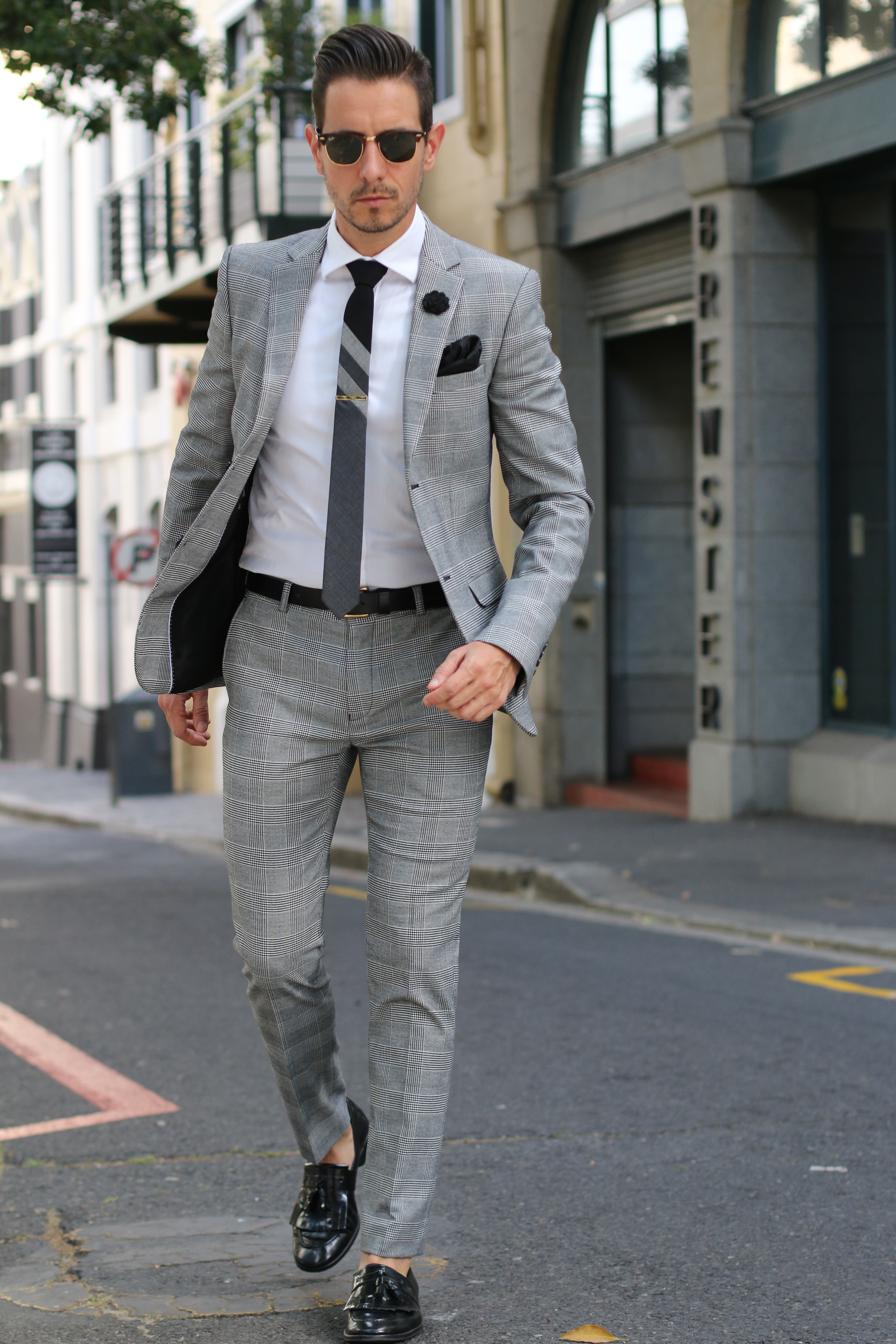 Svart mönstrad Näsduk - 3